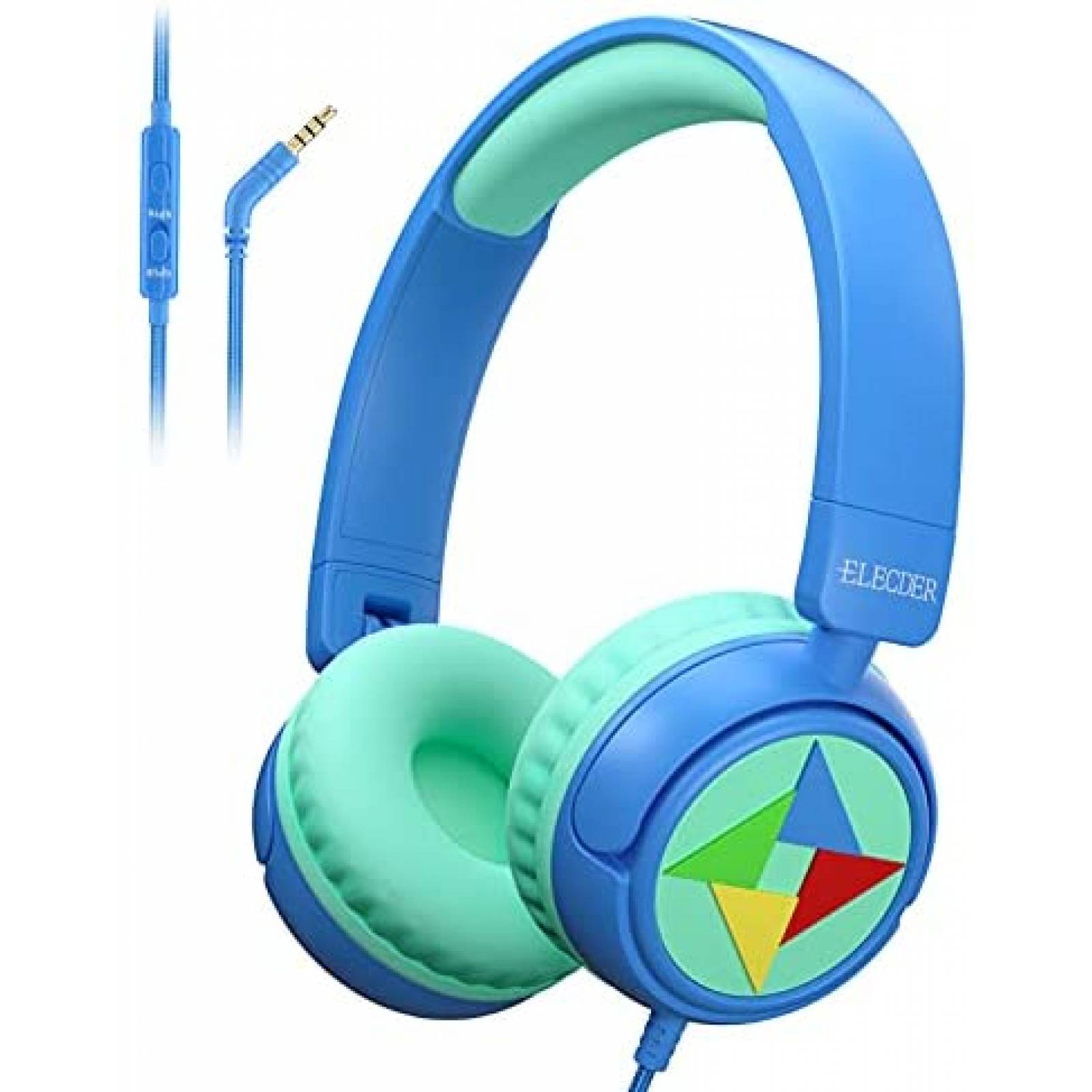 Audífonos para Niño Elecder i43 de Jack 3.5mm -Azul