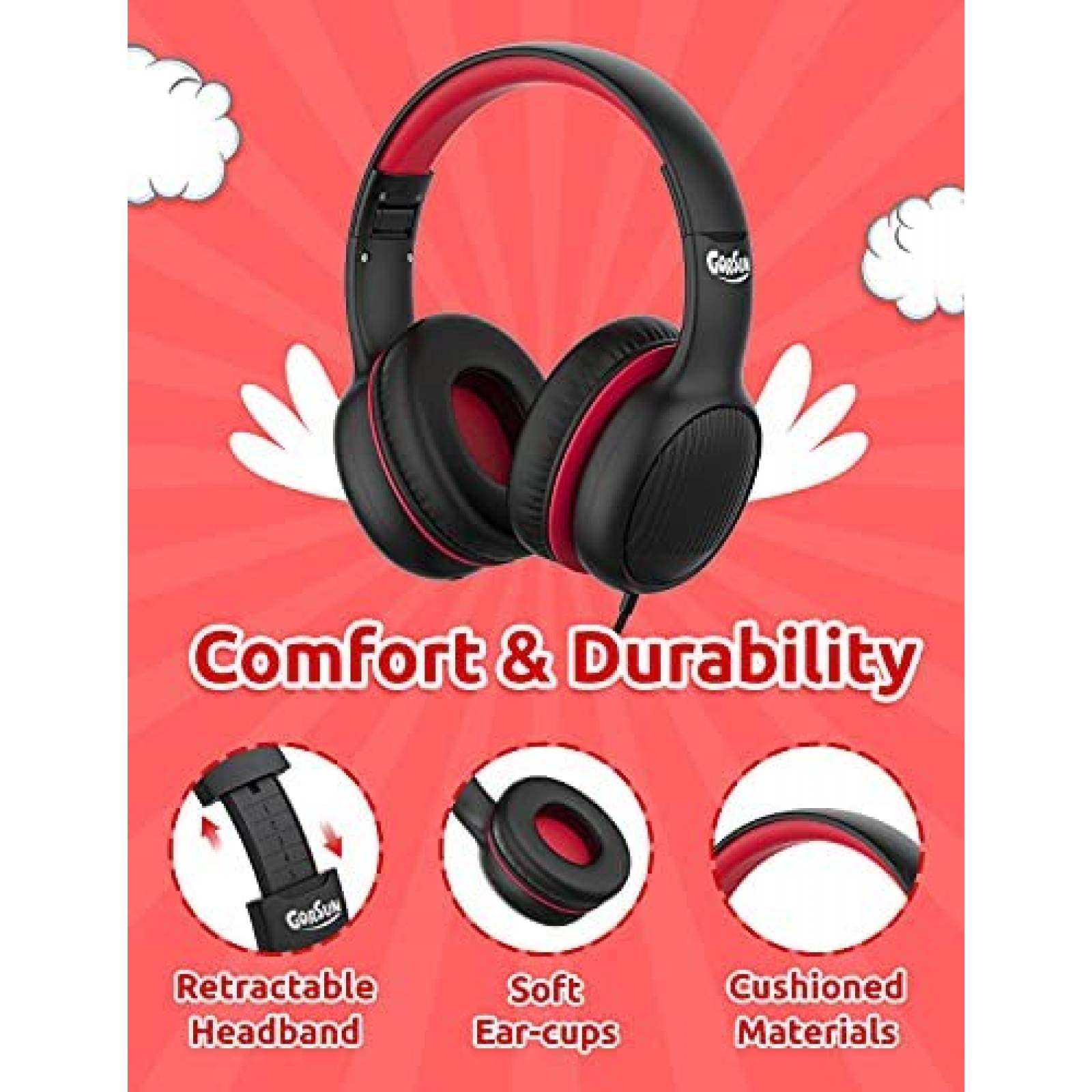 Audifonos Gorsun Premium A66 Volumen Limitado 85dB/94dB