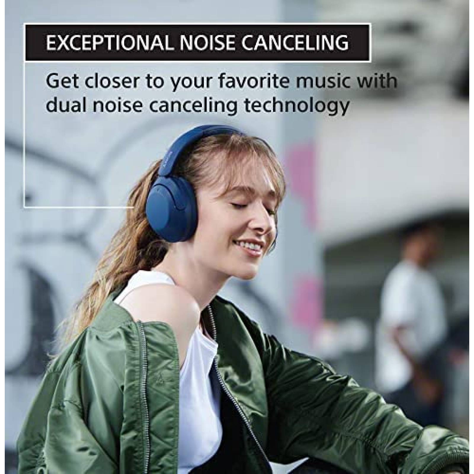 Audífonos Sony WH-XB910N Diadema Inalámbricos Azul