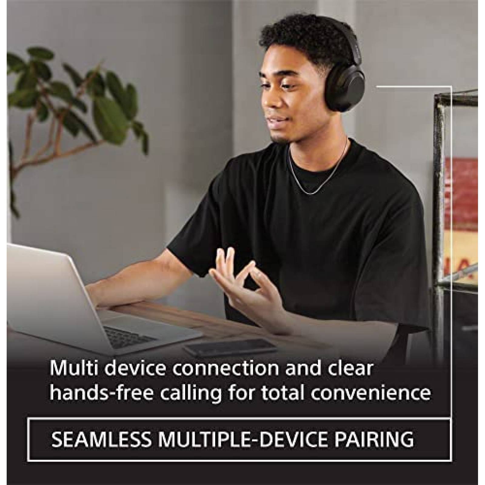 Audífonos Sony WHXB910N/B 30hrs Inalámbrico Control Táctil