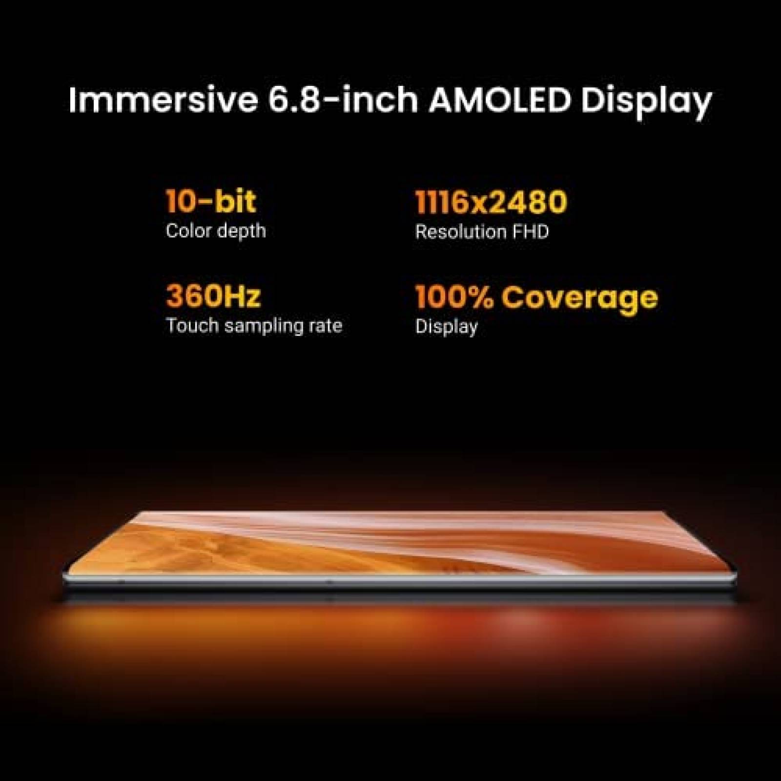 Celular ZTE Axon 40 Ultra 6.8'' Desbloqueado 8+128GB -Negro