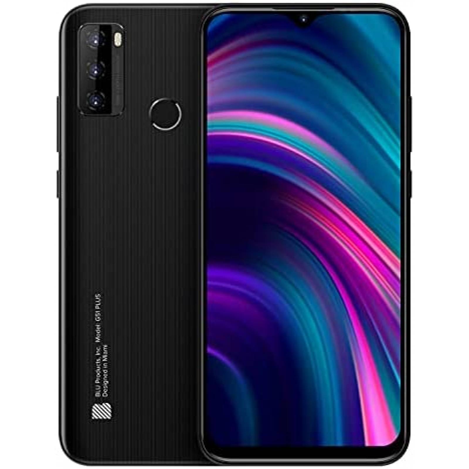 Celular Desbloqueado BLU G51 Plus 6.5'' 4/64GB -Negro