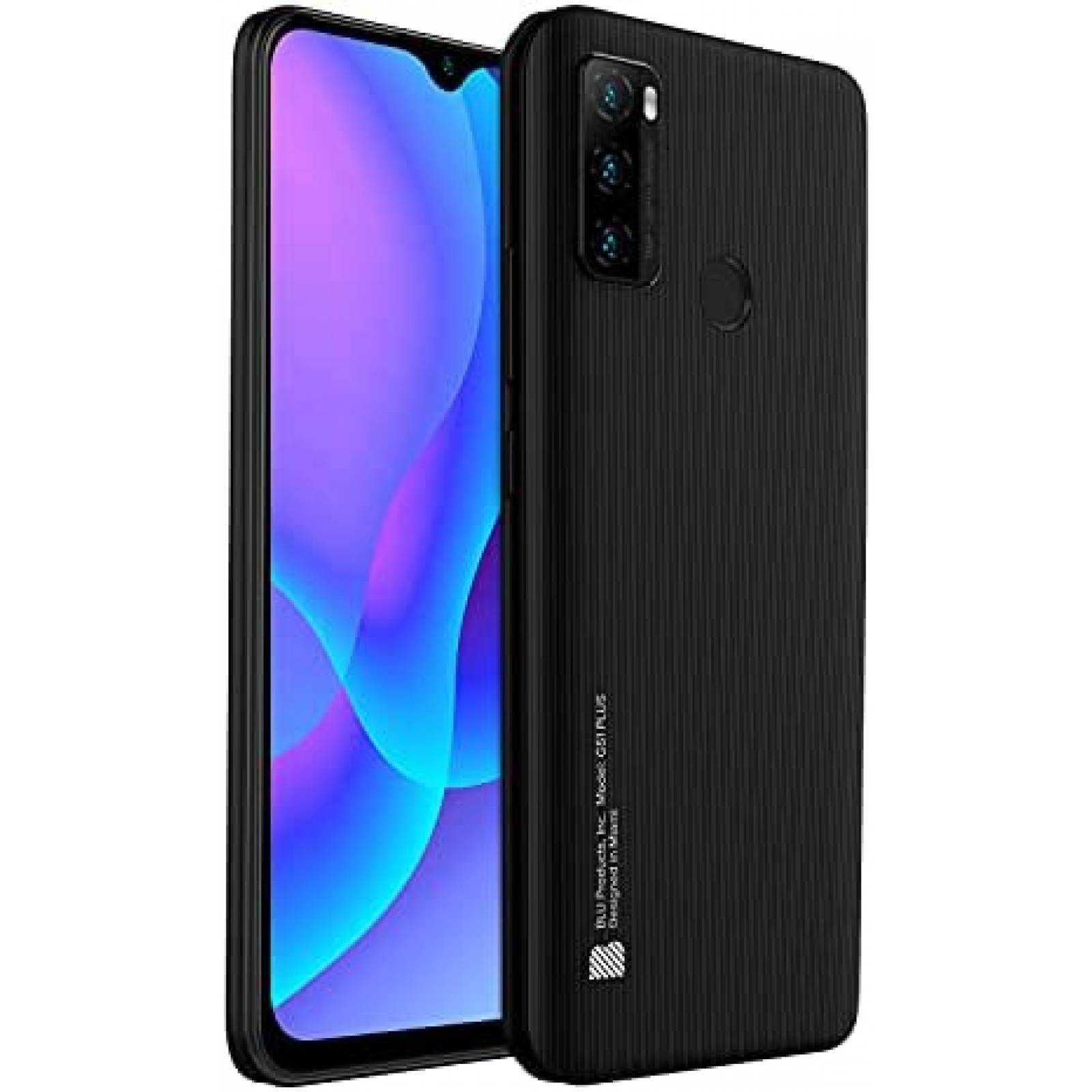 Celular Desbloqueado BLU G51 Plus 6.5'' 4/64GB -Negro