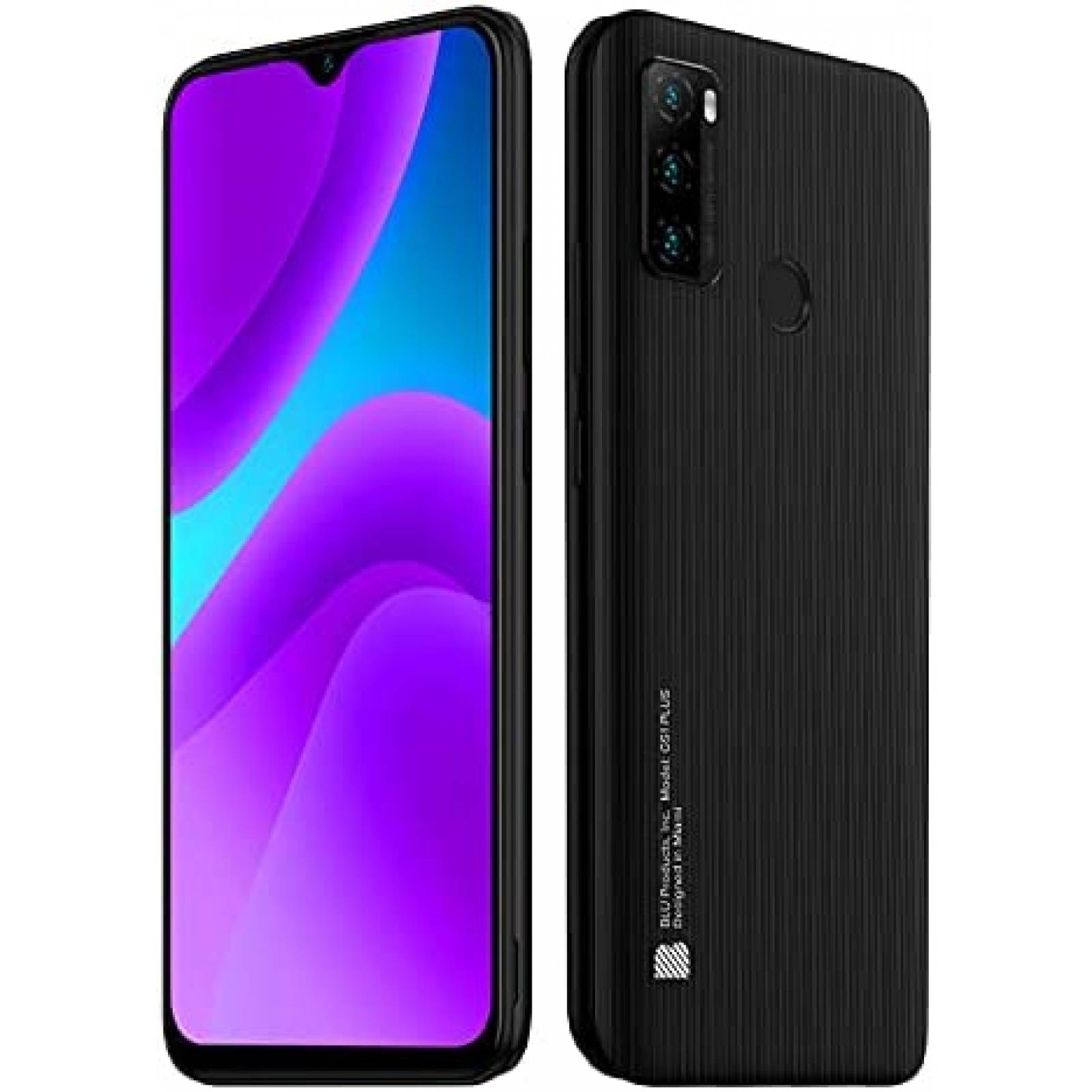 Celular Desbloqueado BLU G51 Plus 6.5'' 4/64GB -Negro