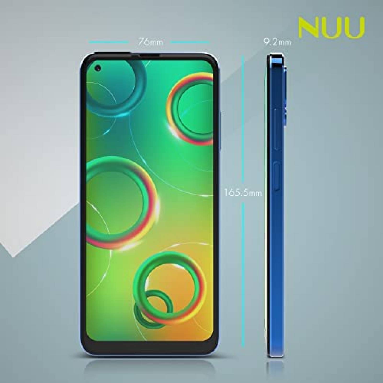 Celular NUU B10 6.5'' Desbloqueado 64GB 4GB RAM -Blanco