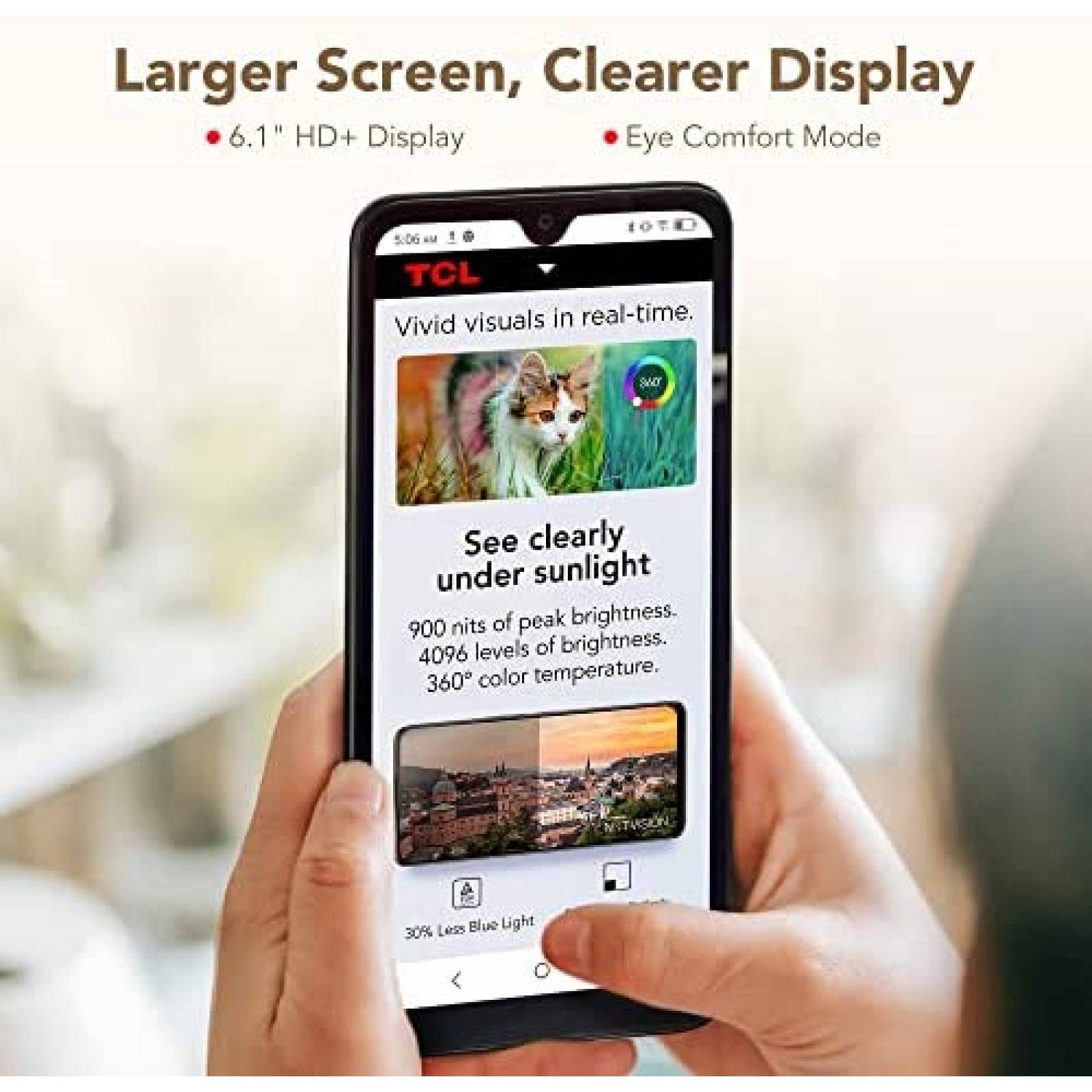 Celular TCL 30 Z 6.1'' Desbloqueado 32GB+3GB -Negro