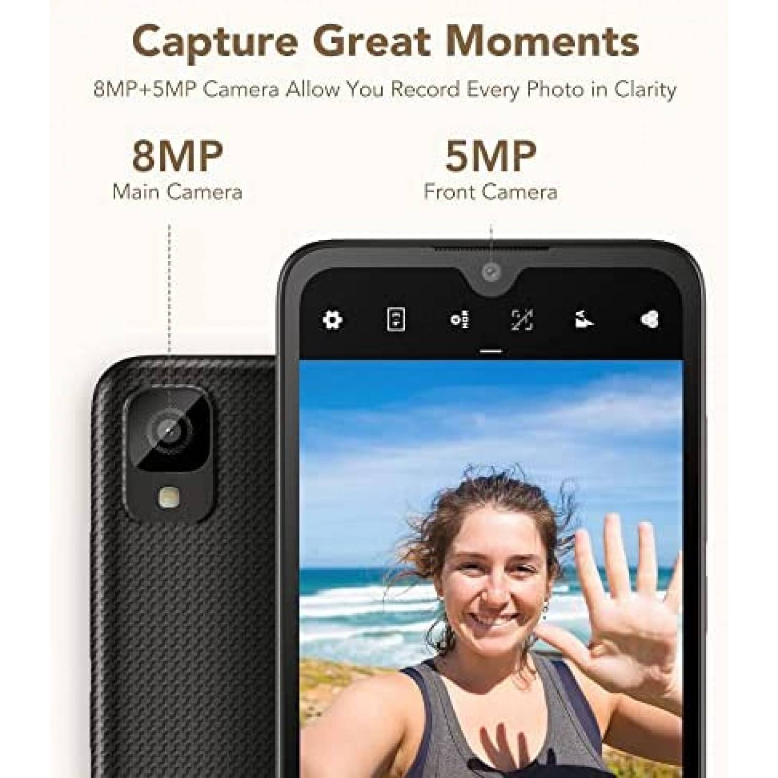 Celular TCL 30 Z 6.1'' Desbloqueado 32GB+3GB -Negro