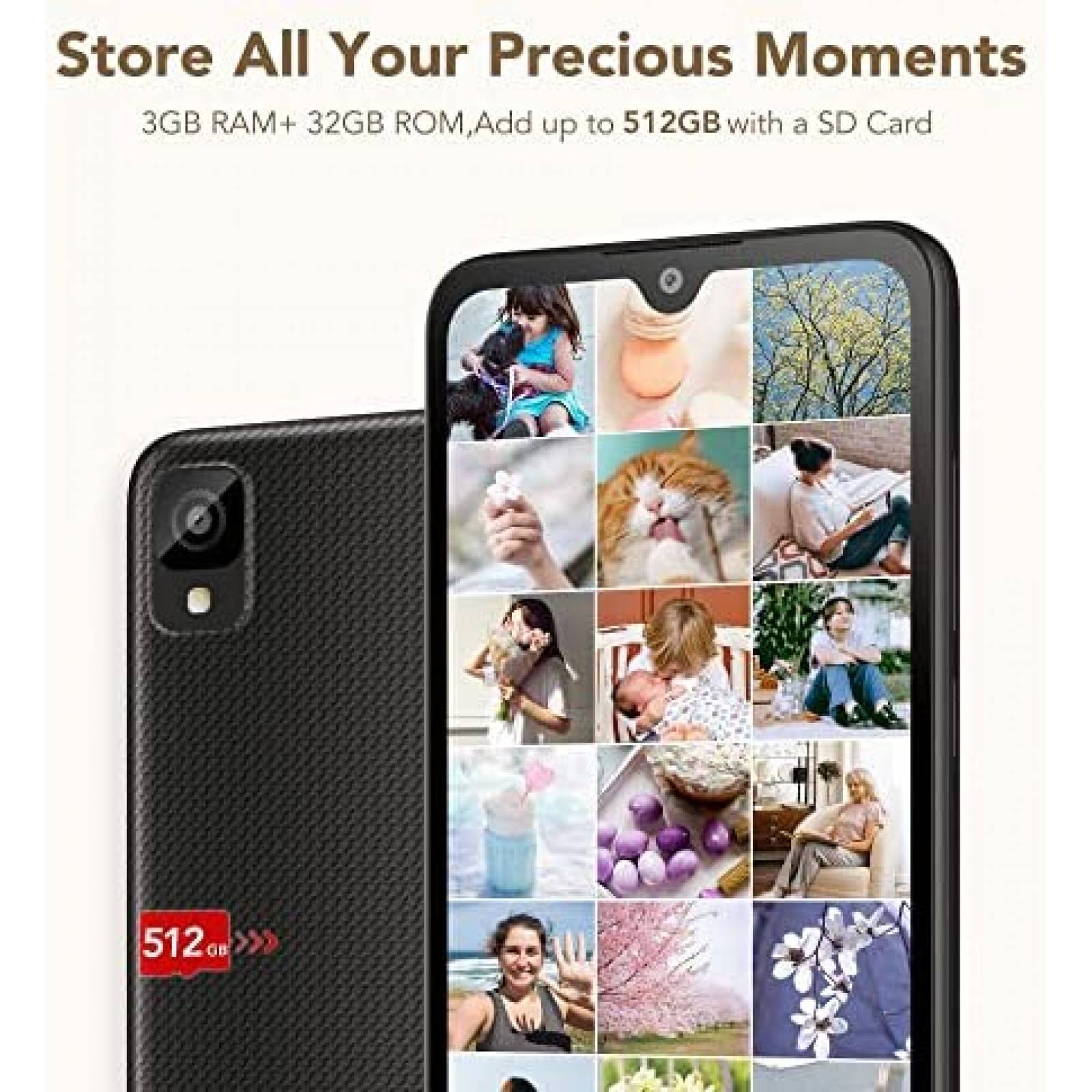 Celular TCL 30 Z 6.1'' Desbloqueado 32GB+3GB -Negro