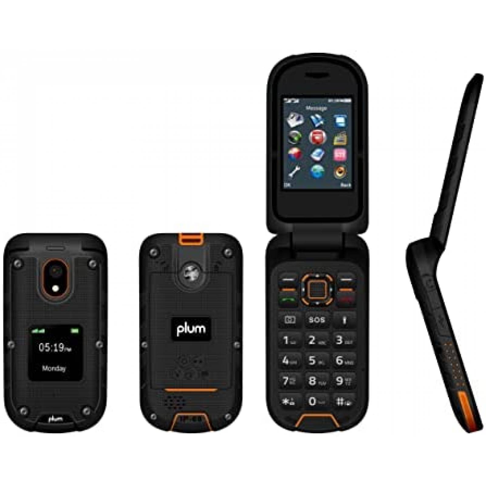 Celular Desbloqueado Plum RAM Plus 4G de 4GB -Negro