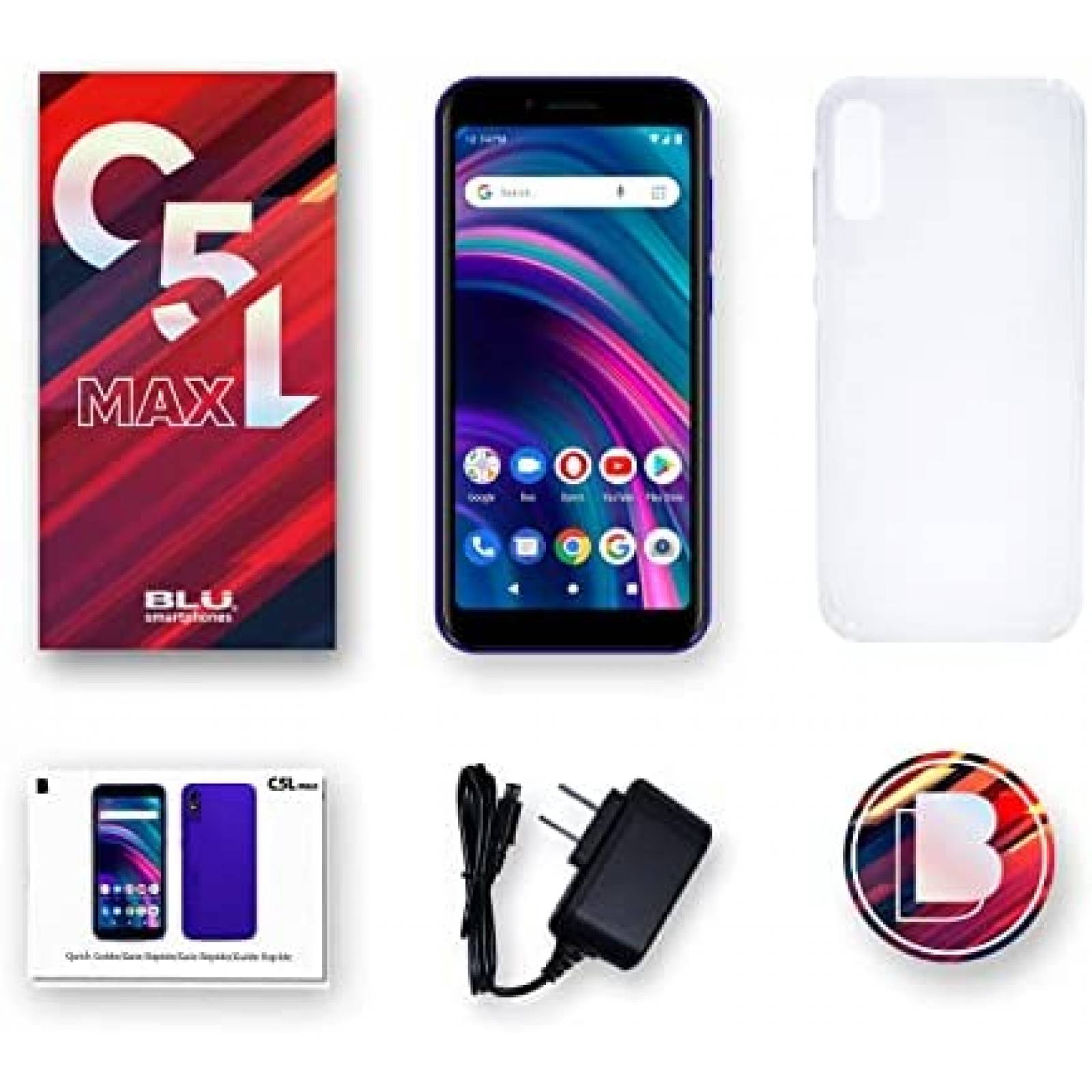 Celular Desbloqueado BLU C5 Max 5.7'' 16GB 5MP -Negro