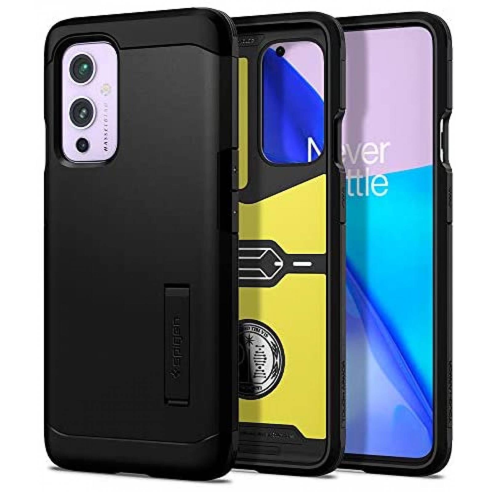 Funda Spigen Tough Armor para OnePlus 9 Case 5G -Negro