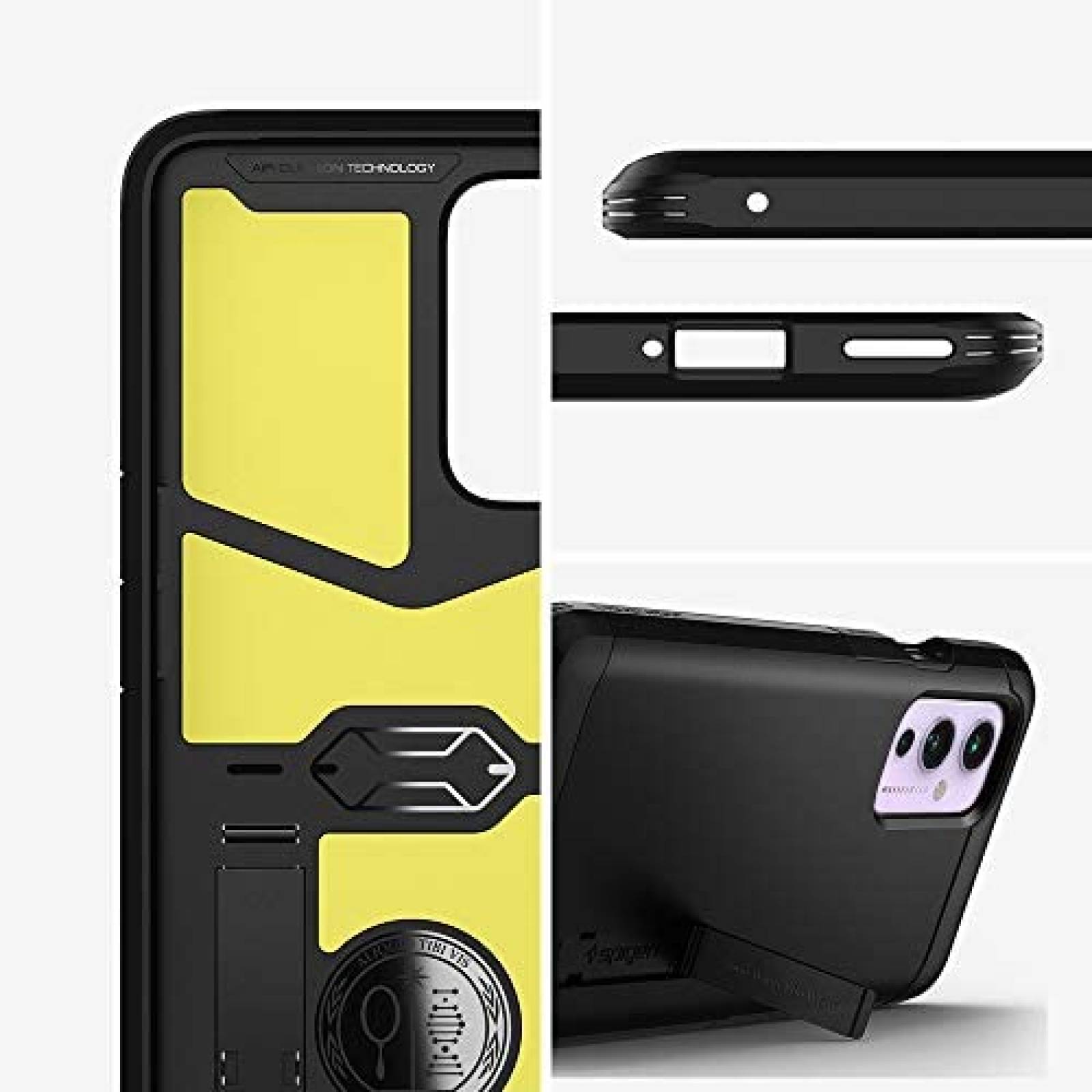 Funda Spigen Tough Armor para OnePlus 9 Case 5G -Negro