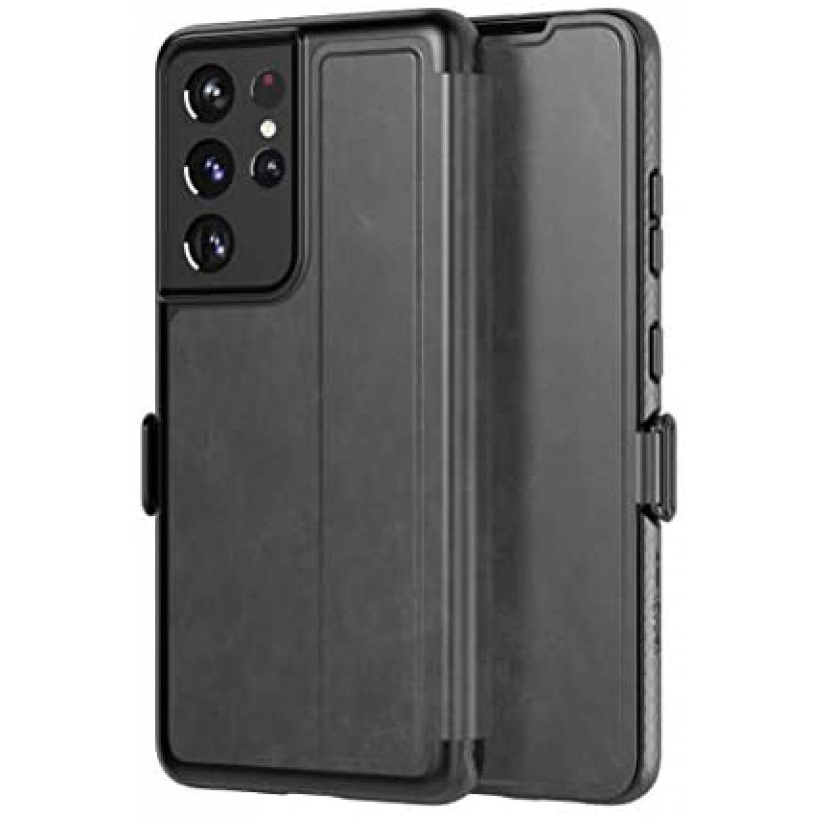 Funda tech21 EvoWallet para Samsung S21 Ultra 5G -Negro