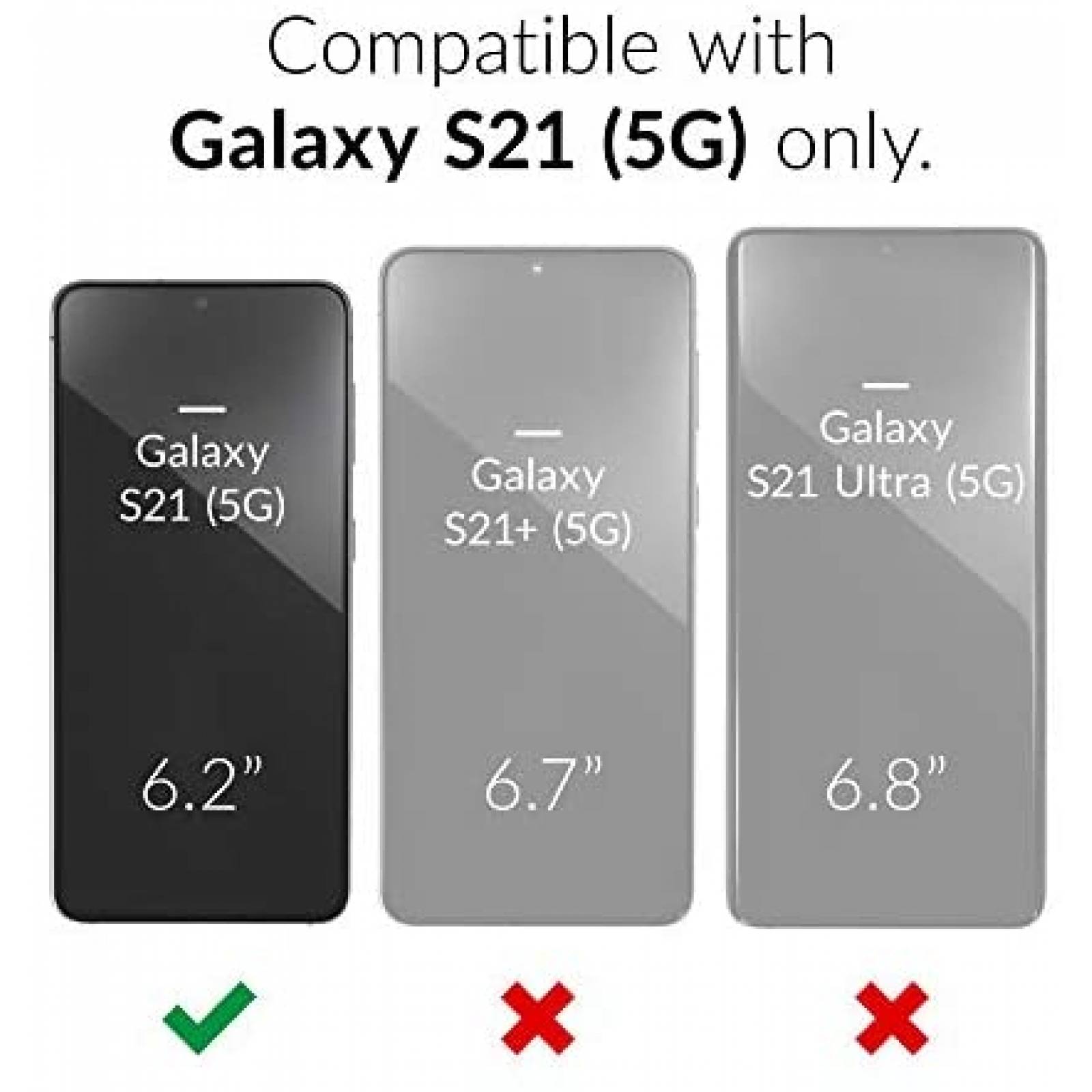 Funda Rigida Crave para Samsung Galaxy S2 6.2'' -Verde