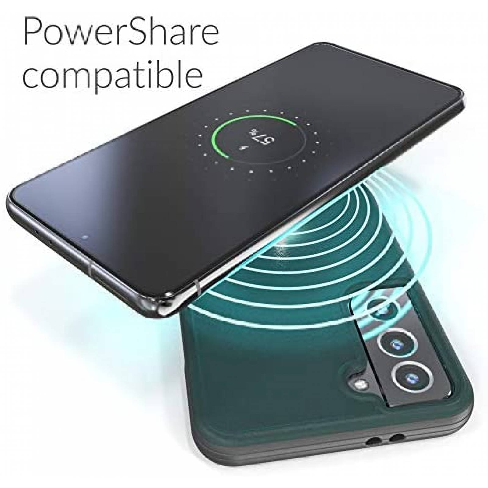 Funda Rigida Crave para Samsung Galaxy S2 6.2'' -Verde