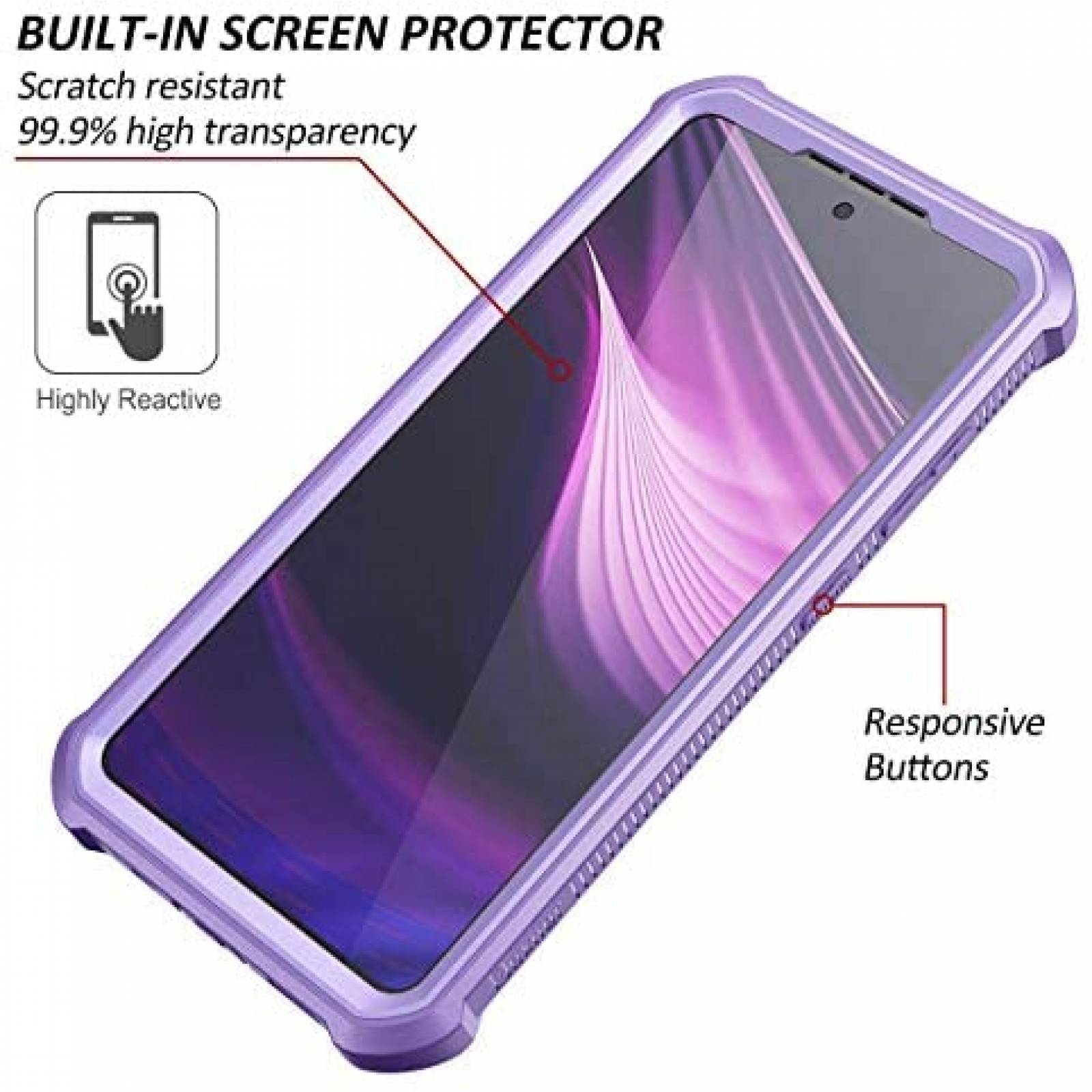 Funda para Celular Dexnor Samsung Galaxy S20 FE -Morado