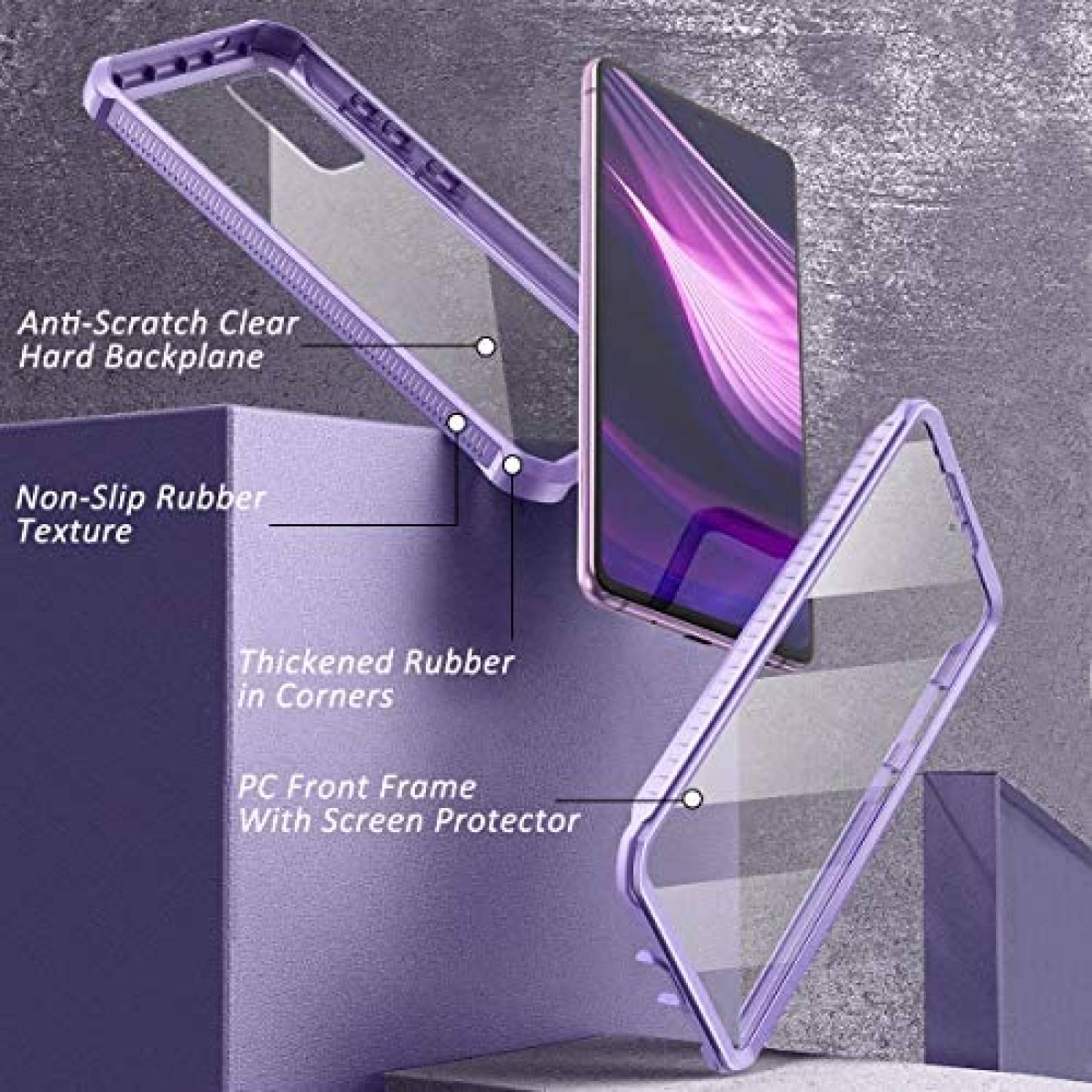 Funda para Celular Dexnor Samsung Galaxy S20 FE -Morado