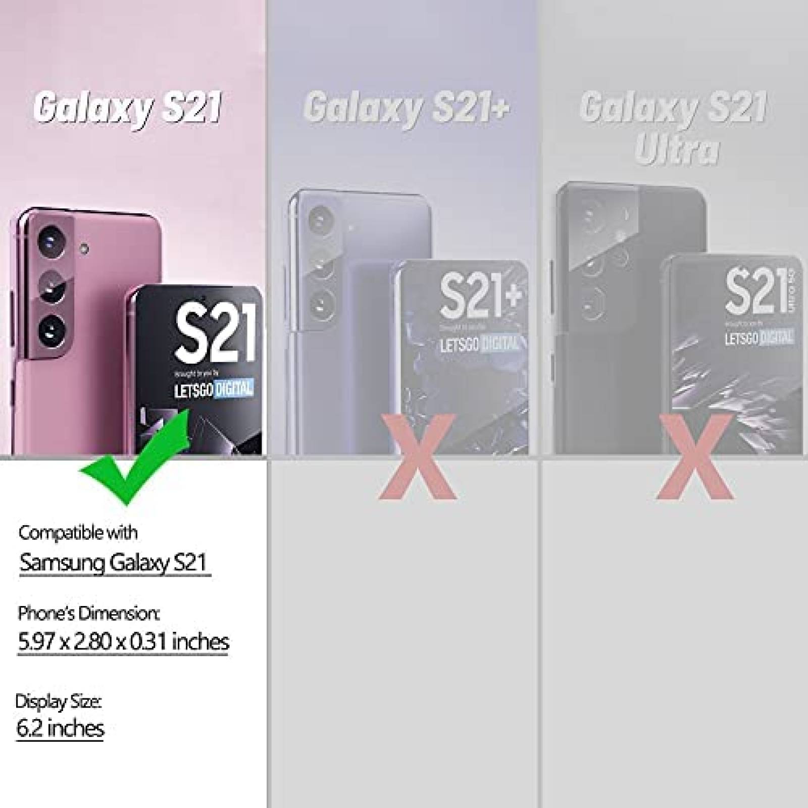 Funda para Celular KIOMY Samsung Galaxy S21 -Morado