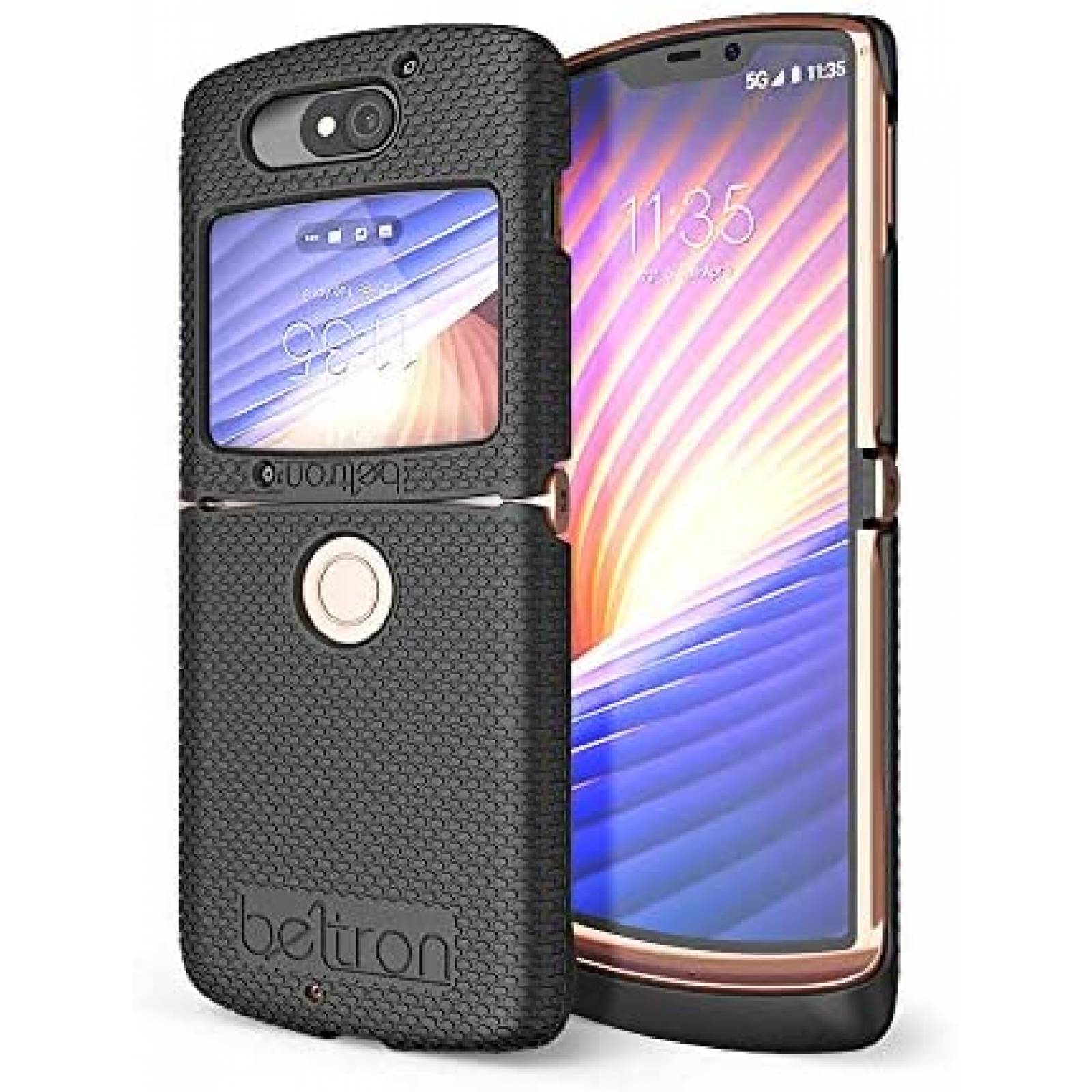 Funda Clip-On BELTRON XT2071 para Motorola RAZR 5G -Negro