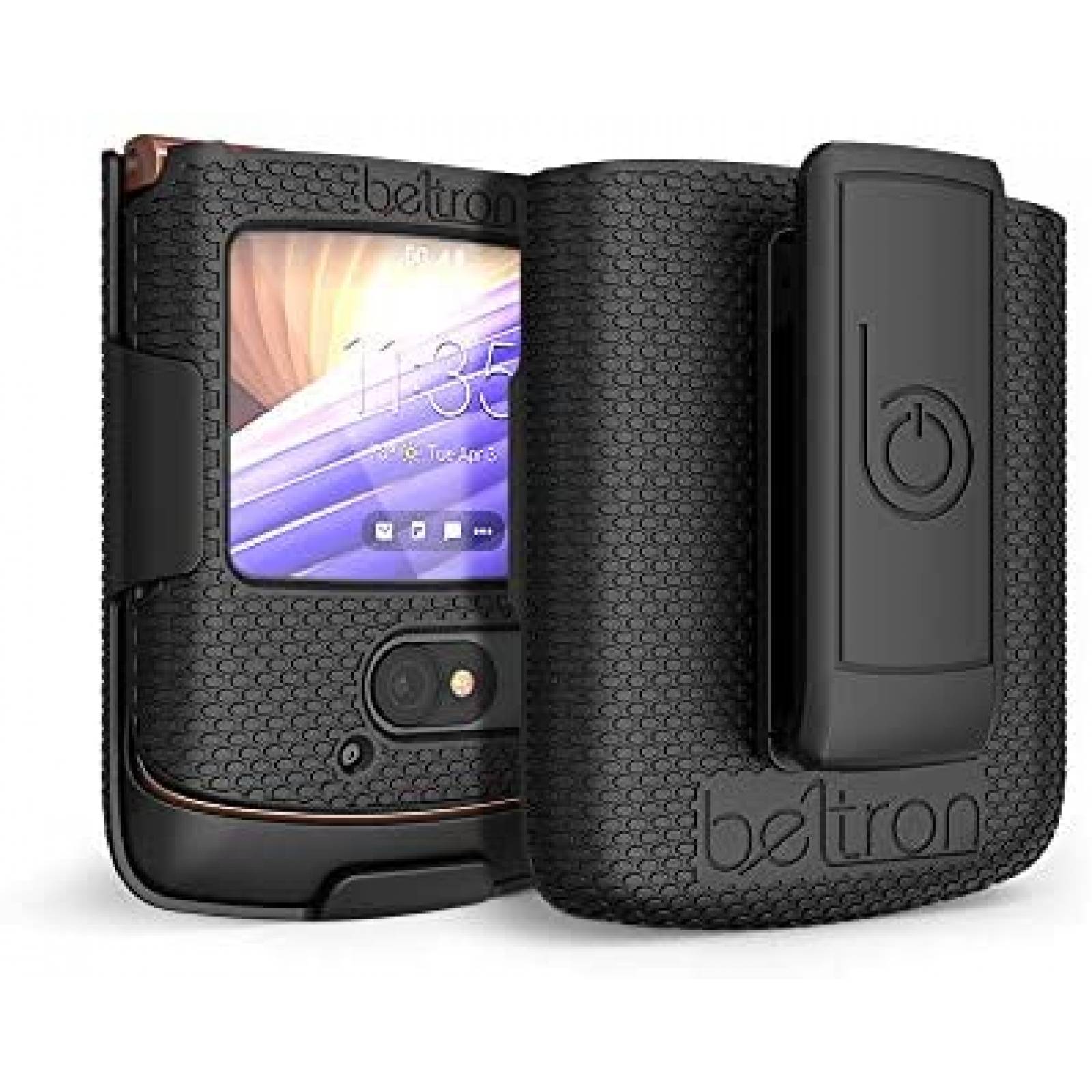 Funda Clip-On BELTRON XT2071 para Motorola RAZR 5G -Negro
