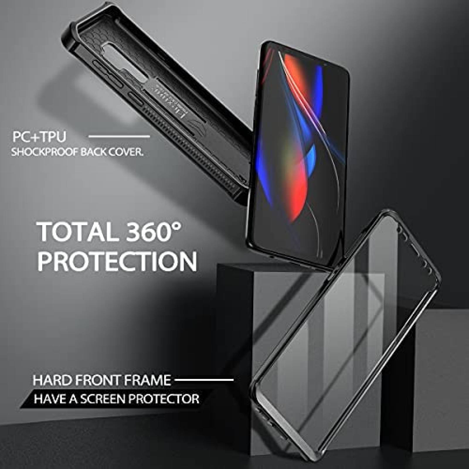 Funda Daxnor Compatible Con Galaxy S9+ plus -Transparente