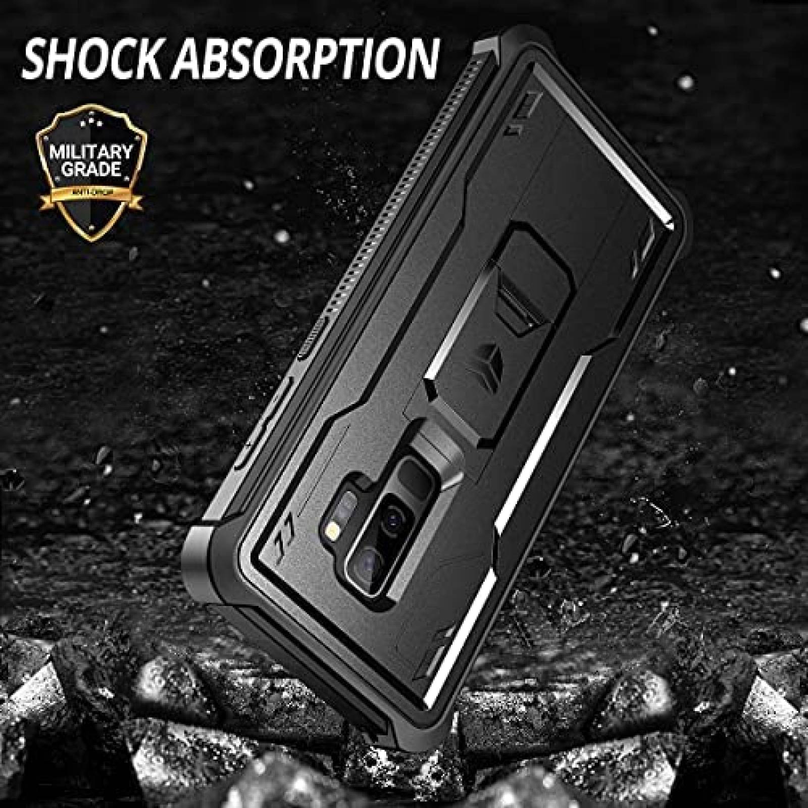 Funda Daxnor Compatible Con Galaxy S9+ plus -Transparente
