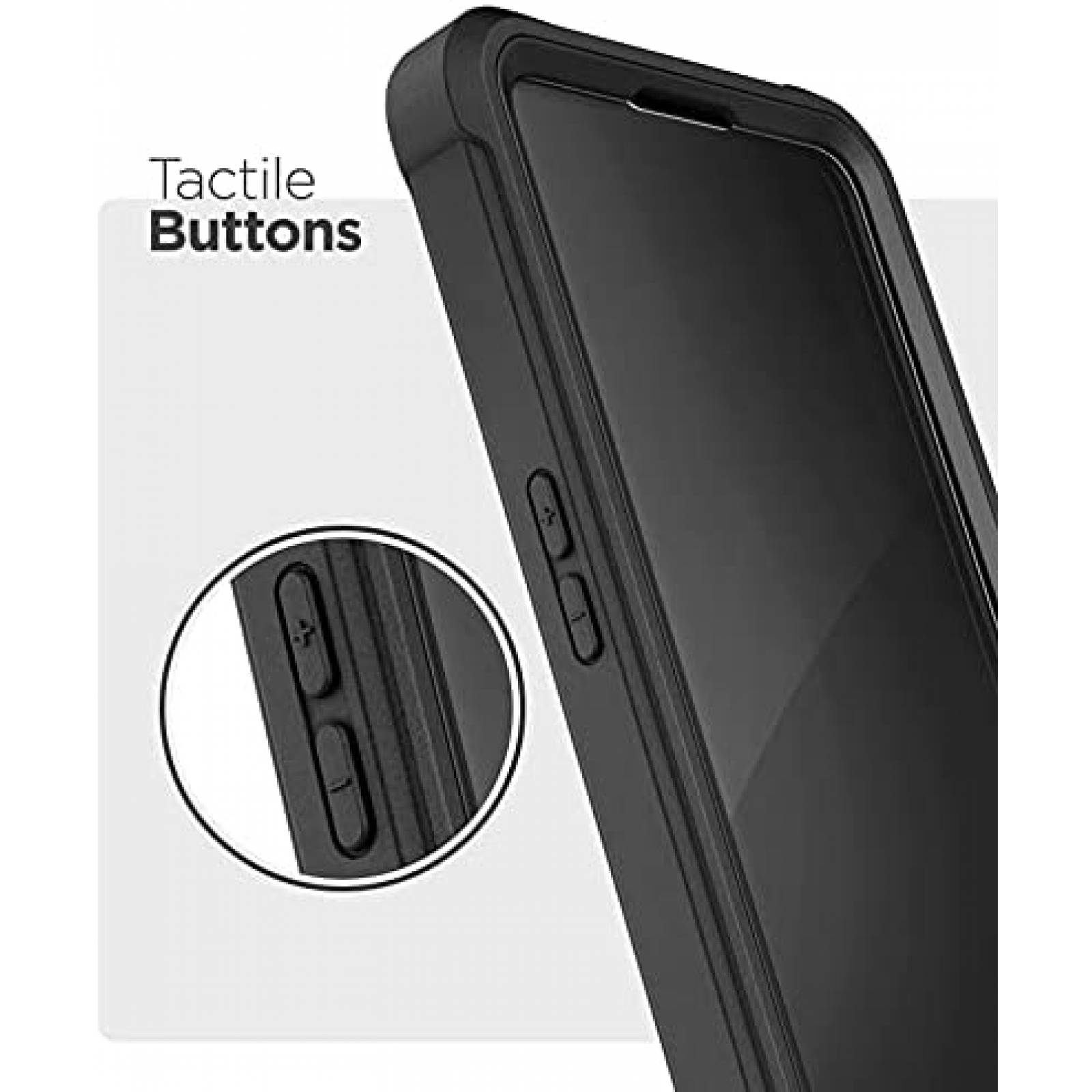 Funda para Celular Encased FS149BK Galaxy A12 5G -Negro