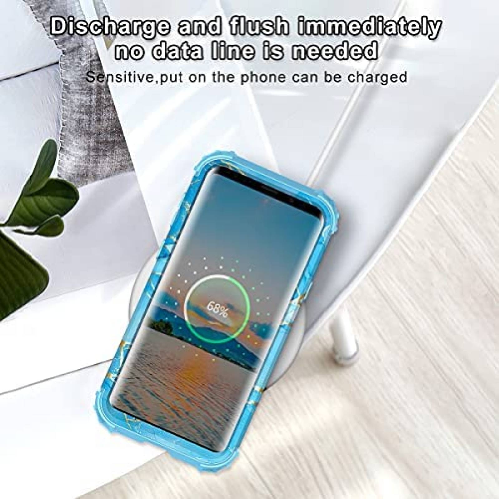 Funda Casetego para Galaxy S9 Plus resistente a golpes -Azul