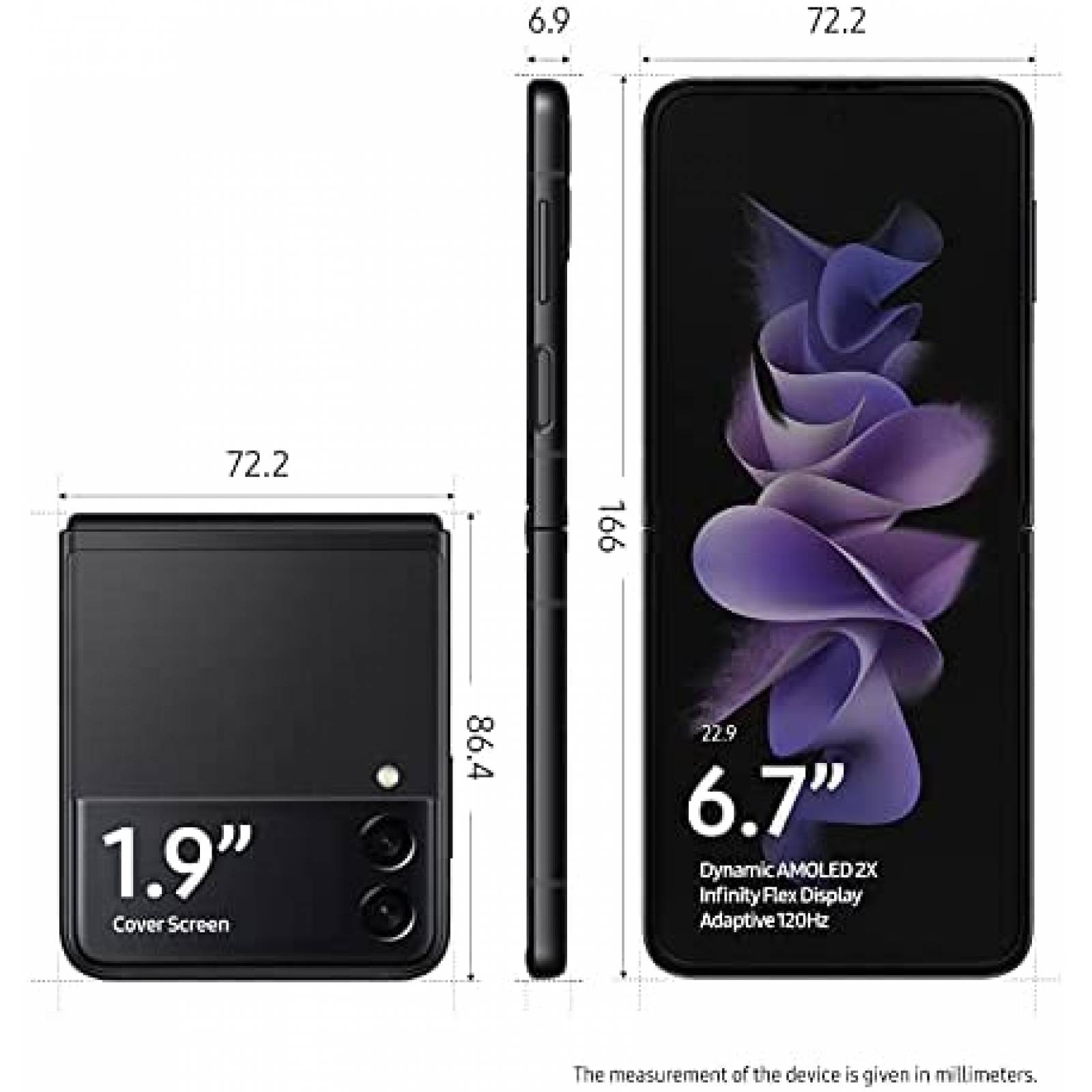 Smartphone Samsung Galaxy Z Flip 3 5G Desbloqueado 256 GB