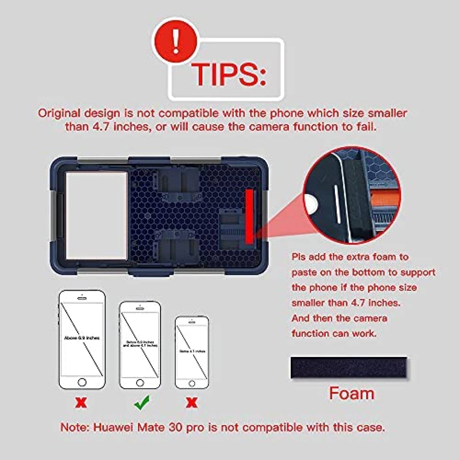 Funda YOGRE Para Fotografia Submarina Impermeable -Azul