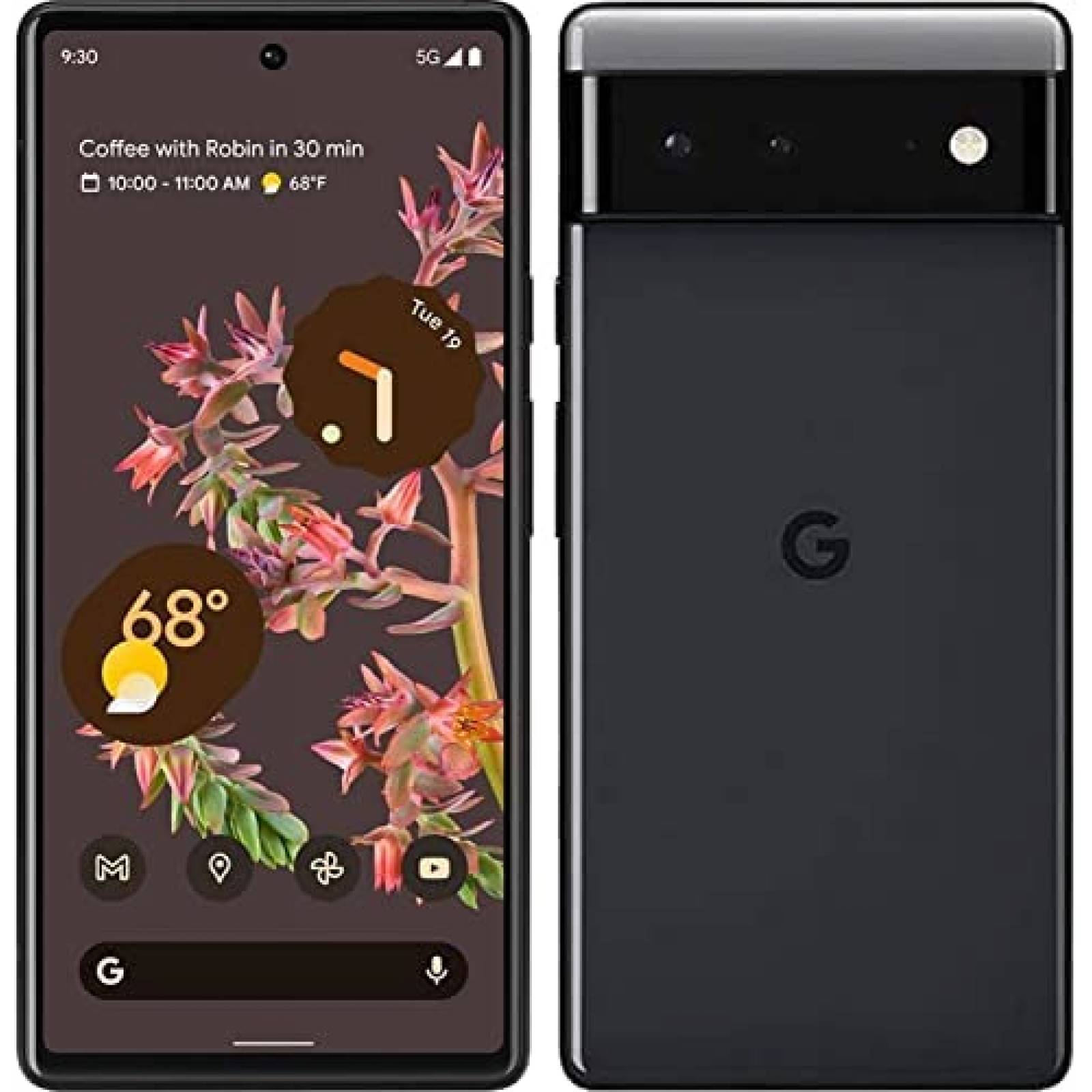 Telefono Google Pixel 6 5G Desbloqueado 128GB -Negro