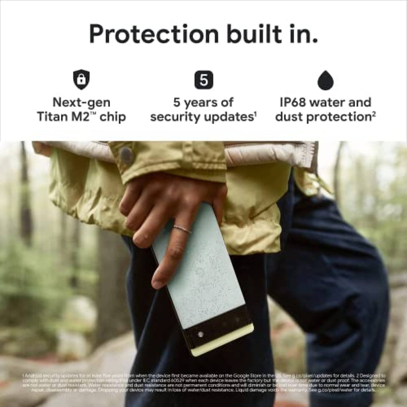 Telefono Google Pixel 6 5G Desbloqueado 128GB -Negro