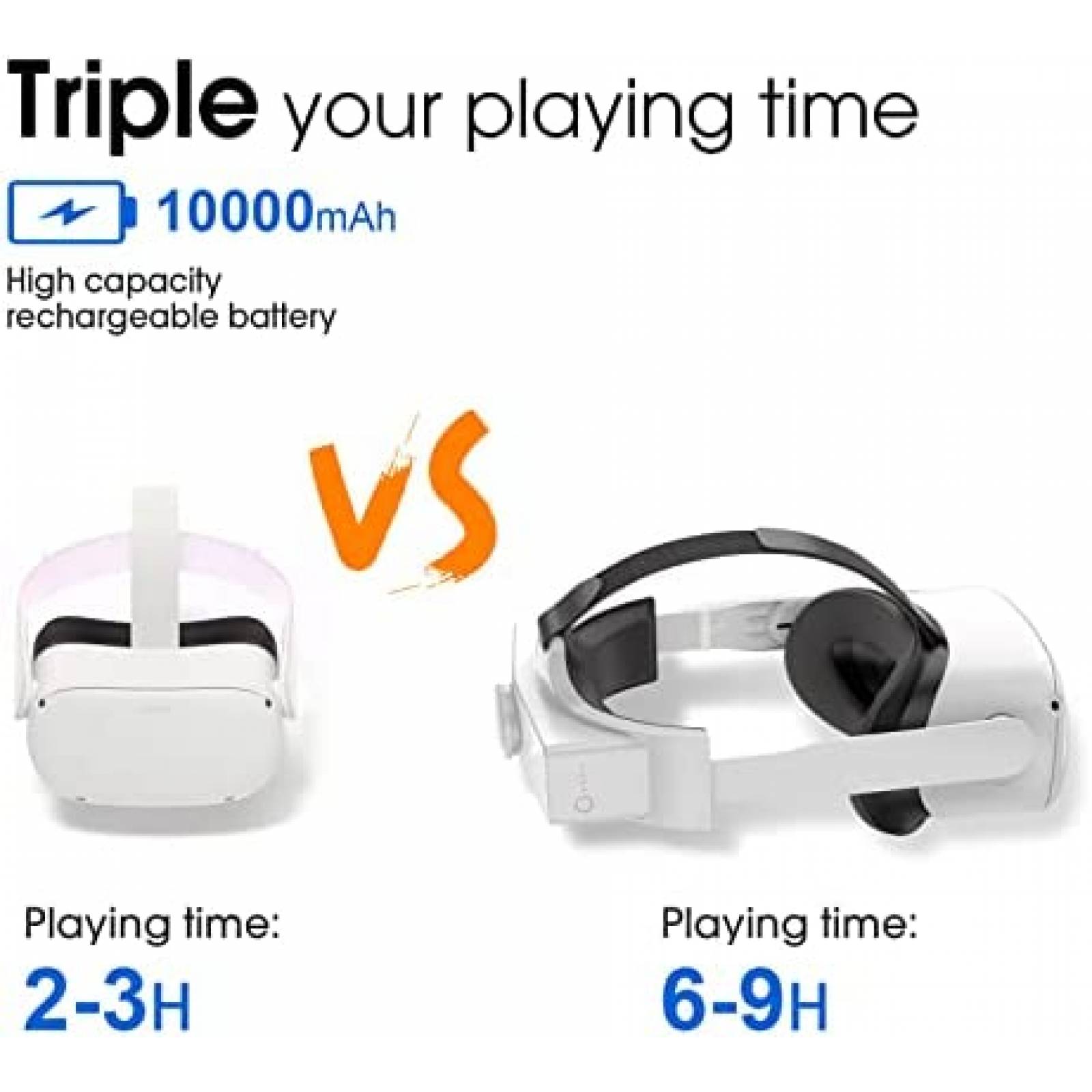 Correa Smatree para Oculus Quest 2 Elite con Bateria