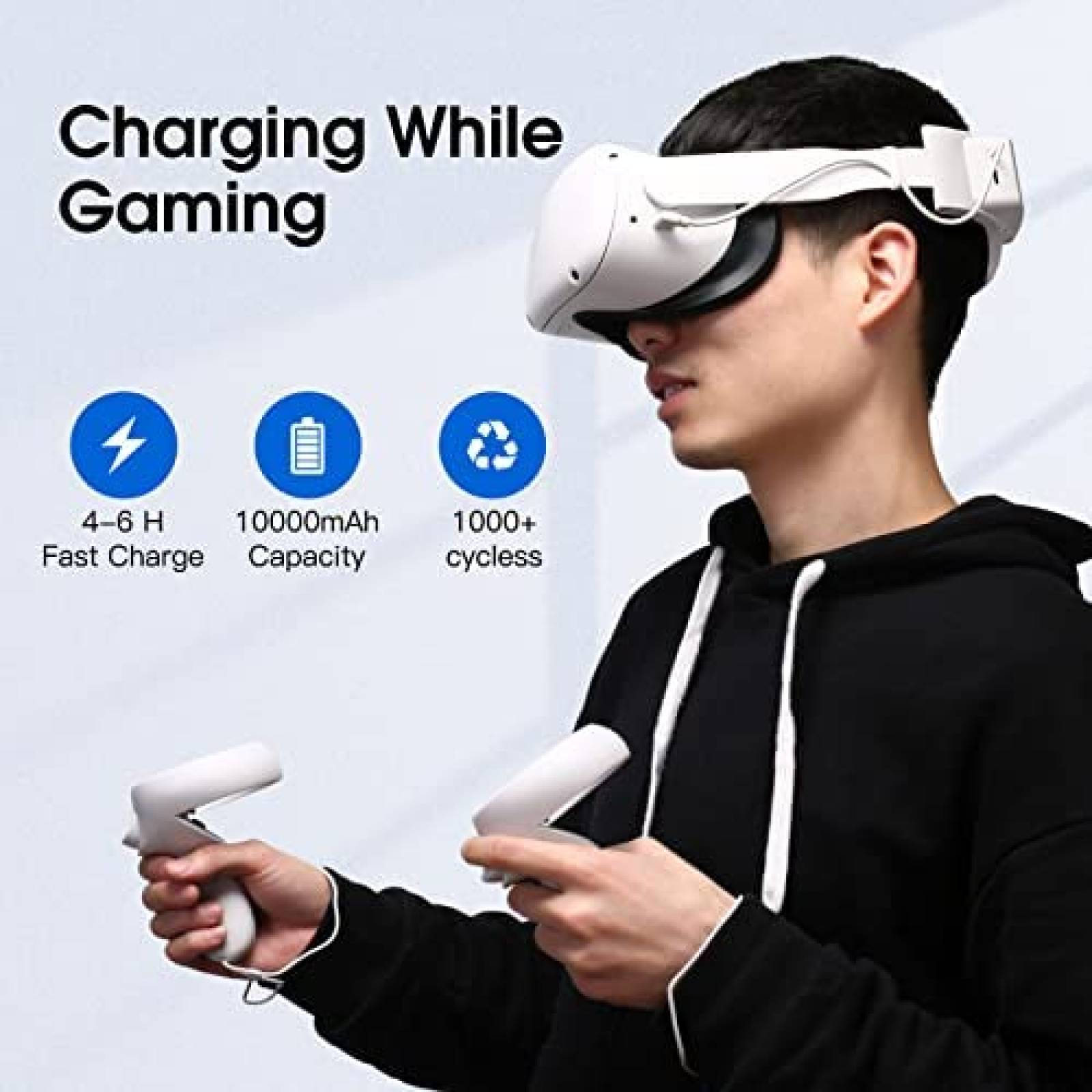 Correa Smatree para Oculus Quest 2 Elite con Bateria