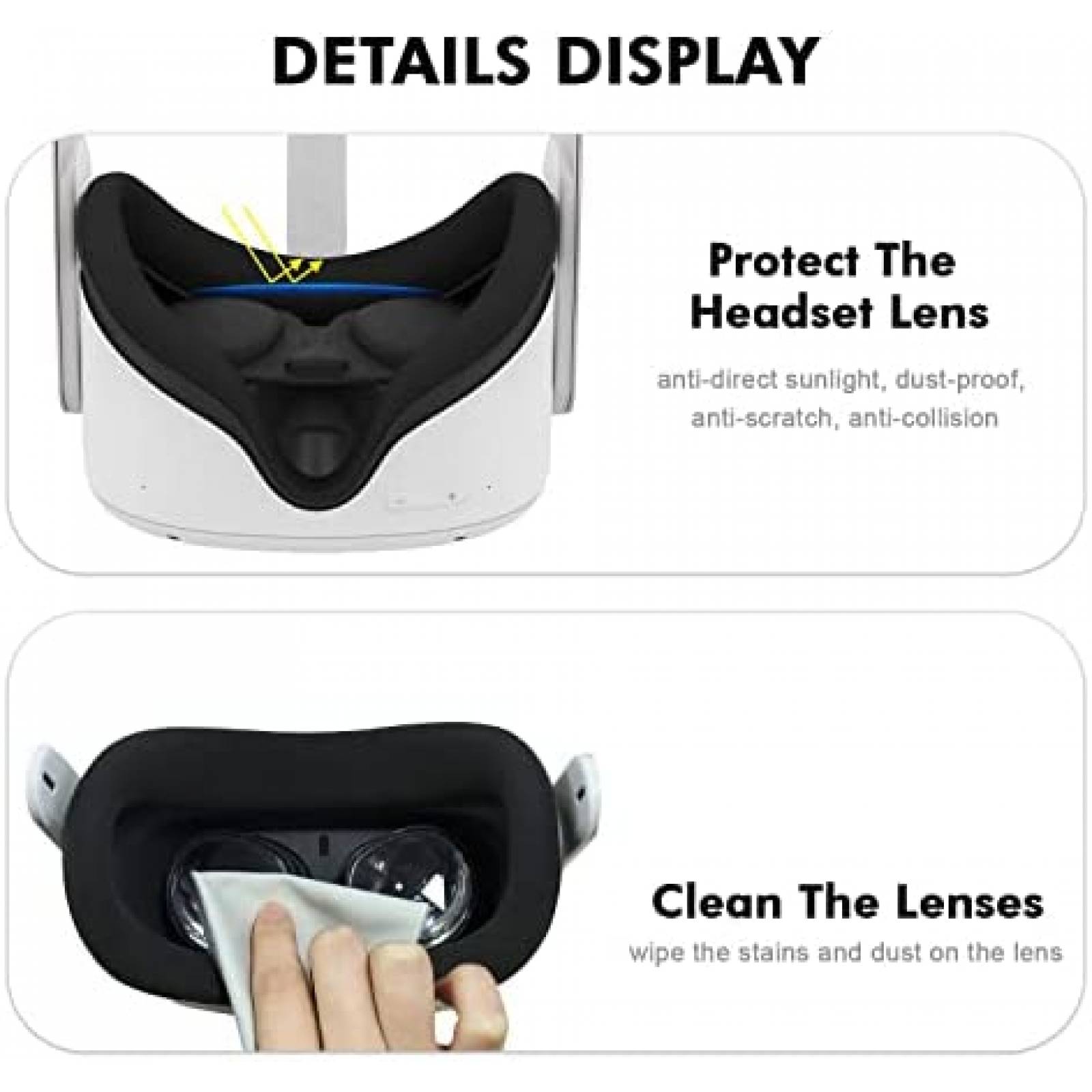 Juego de Accesorios AMVR para Oculus Quest 2 -Blanco