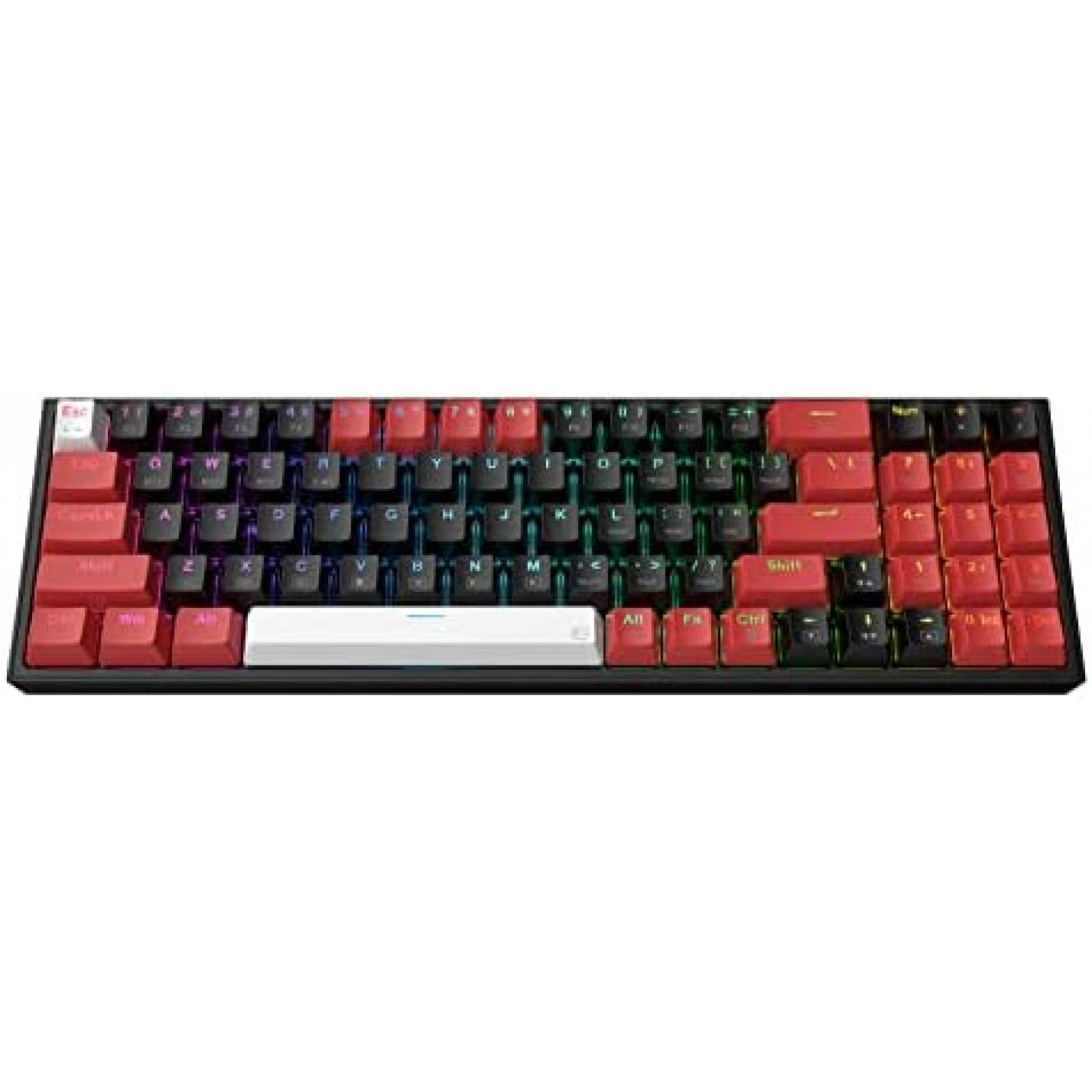 Teclado Redragon K628 Mecanico Inalambrico RGB 78 Teclas