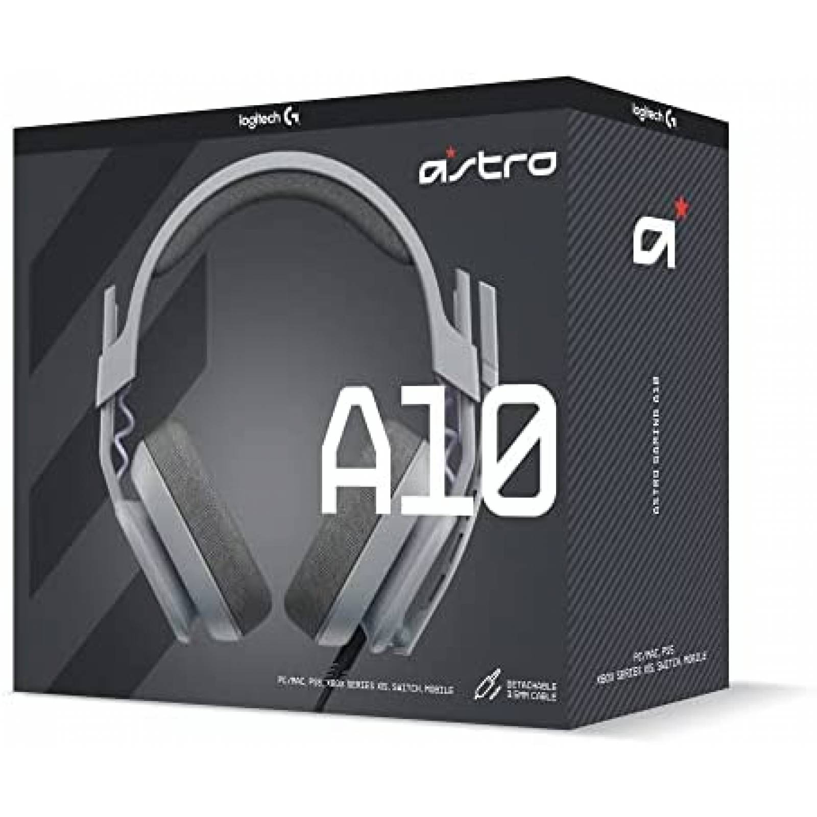 Audifonos Gamer Astro A10 Con Cable Microfono -Gris