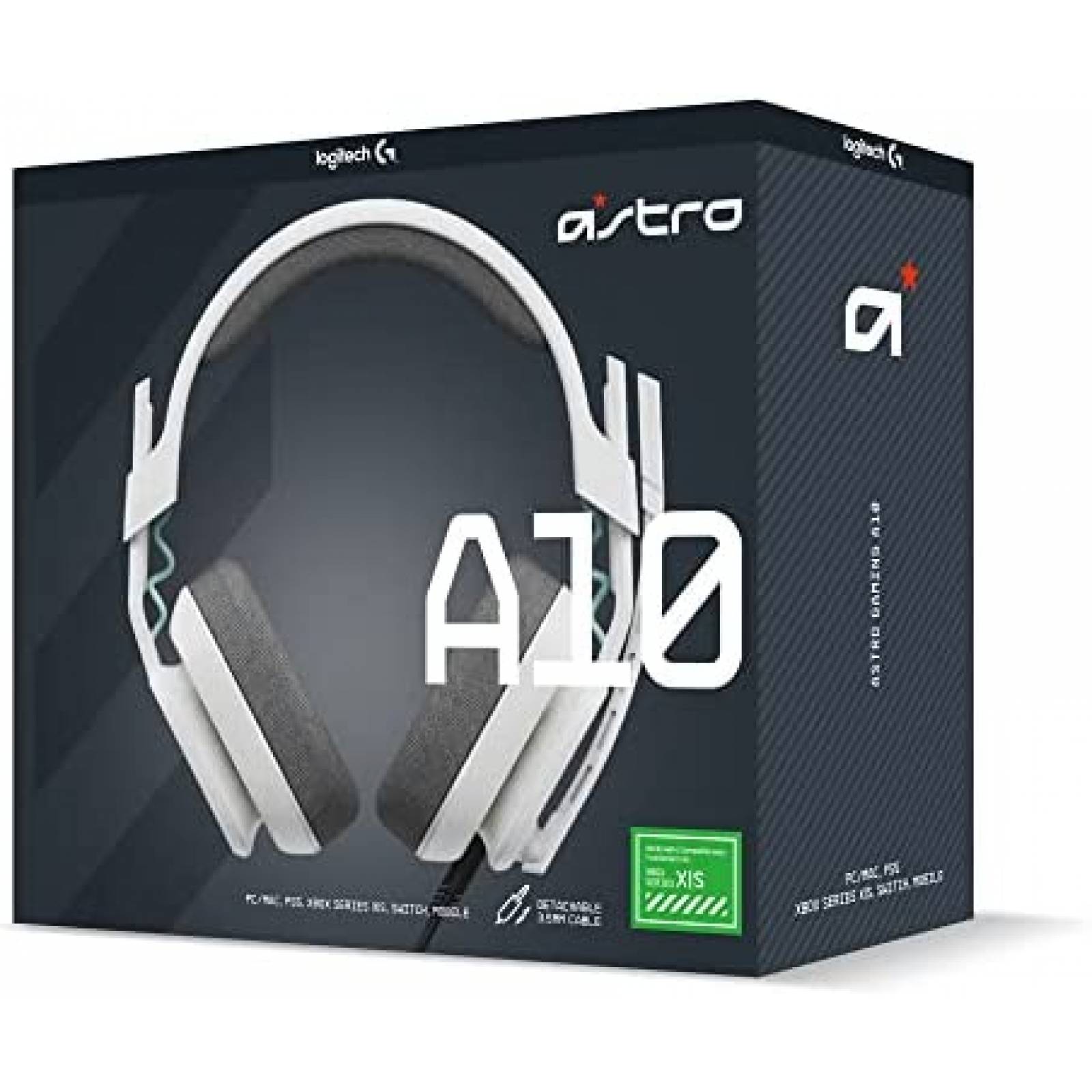 Headset Gamer Astro A10 Cable Removible Multicompatibilidad