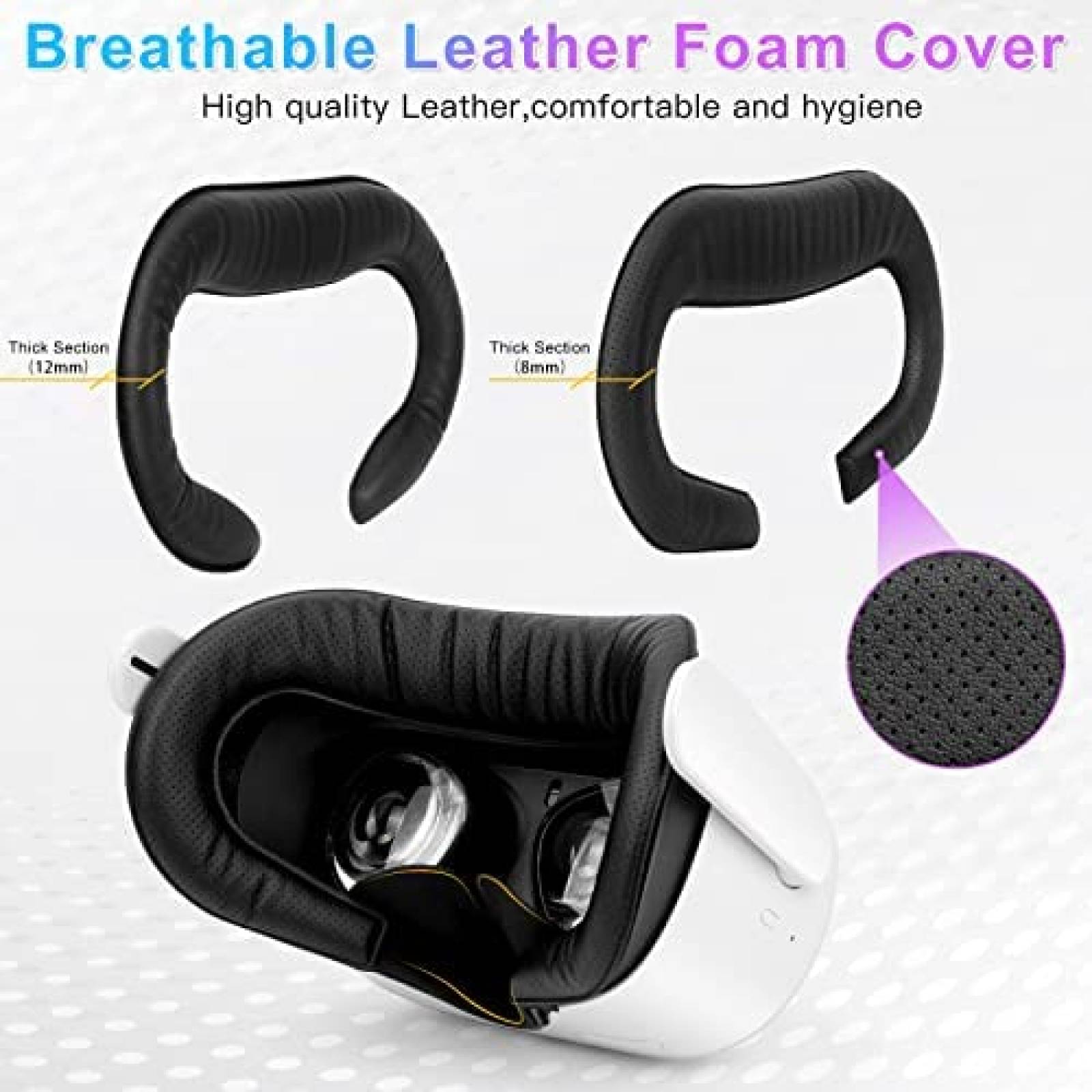 Protector Facial TopCube para Oculus Quest 2 -Negro