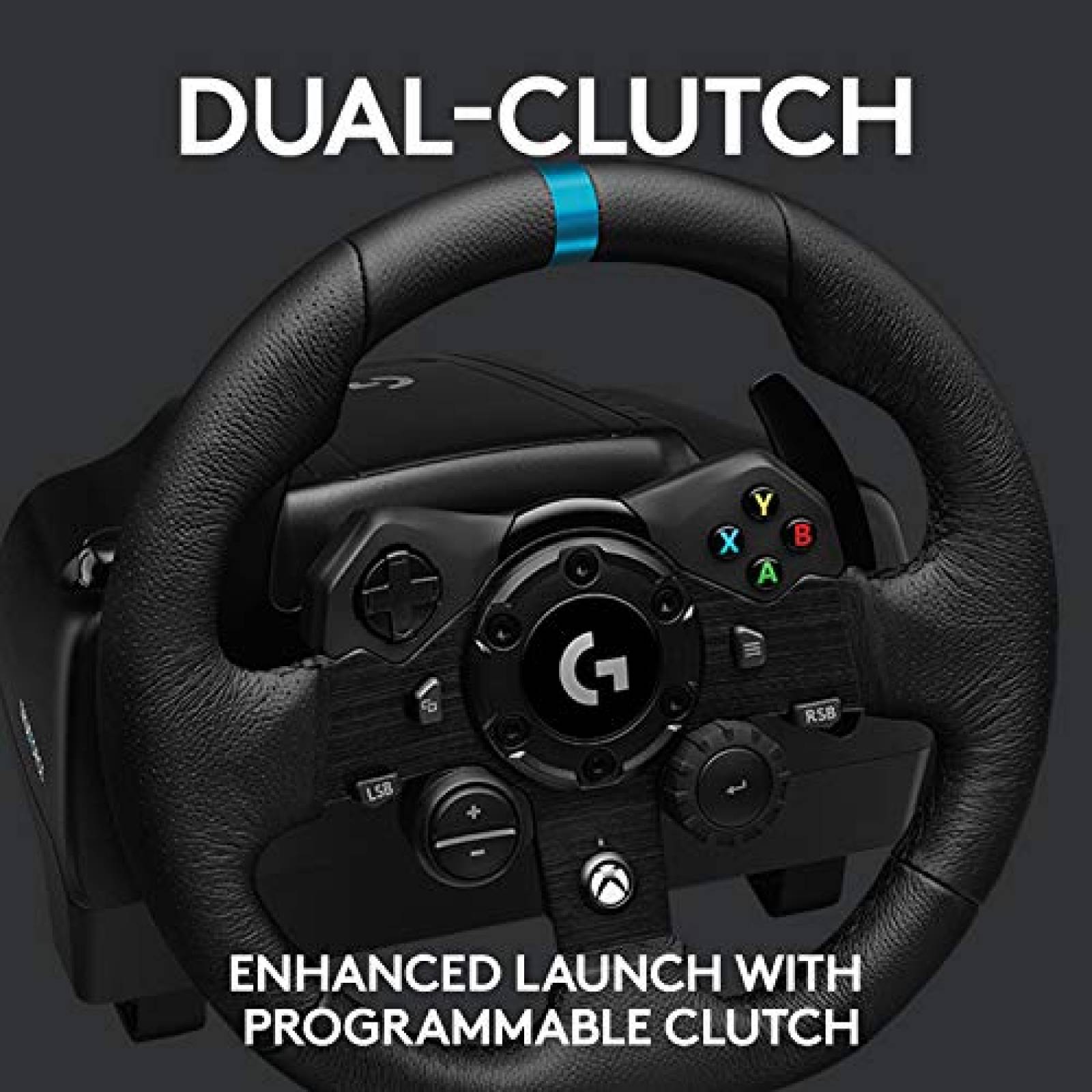 Volante Logitech G923 Para XBOX X/S + Pedales -Negro