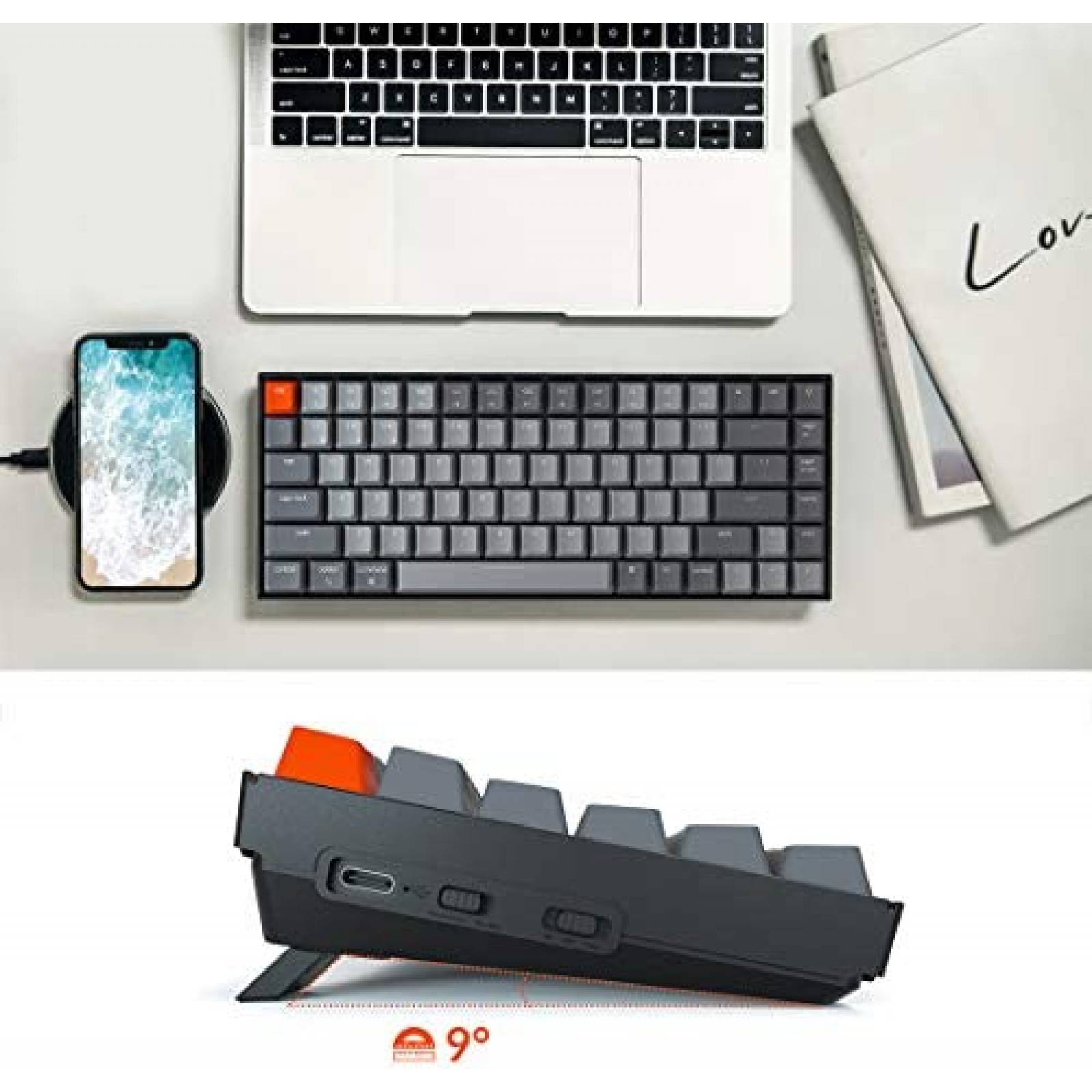 Teclado Inalambrico Keychron K2 Bluetooth Retroiluminado