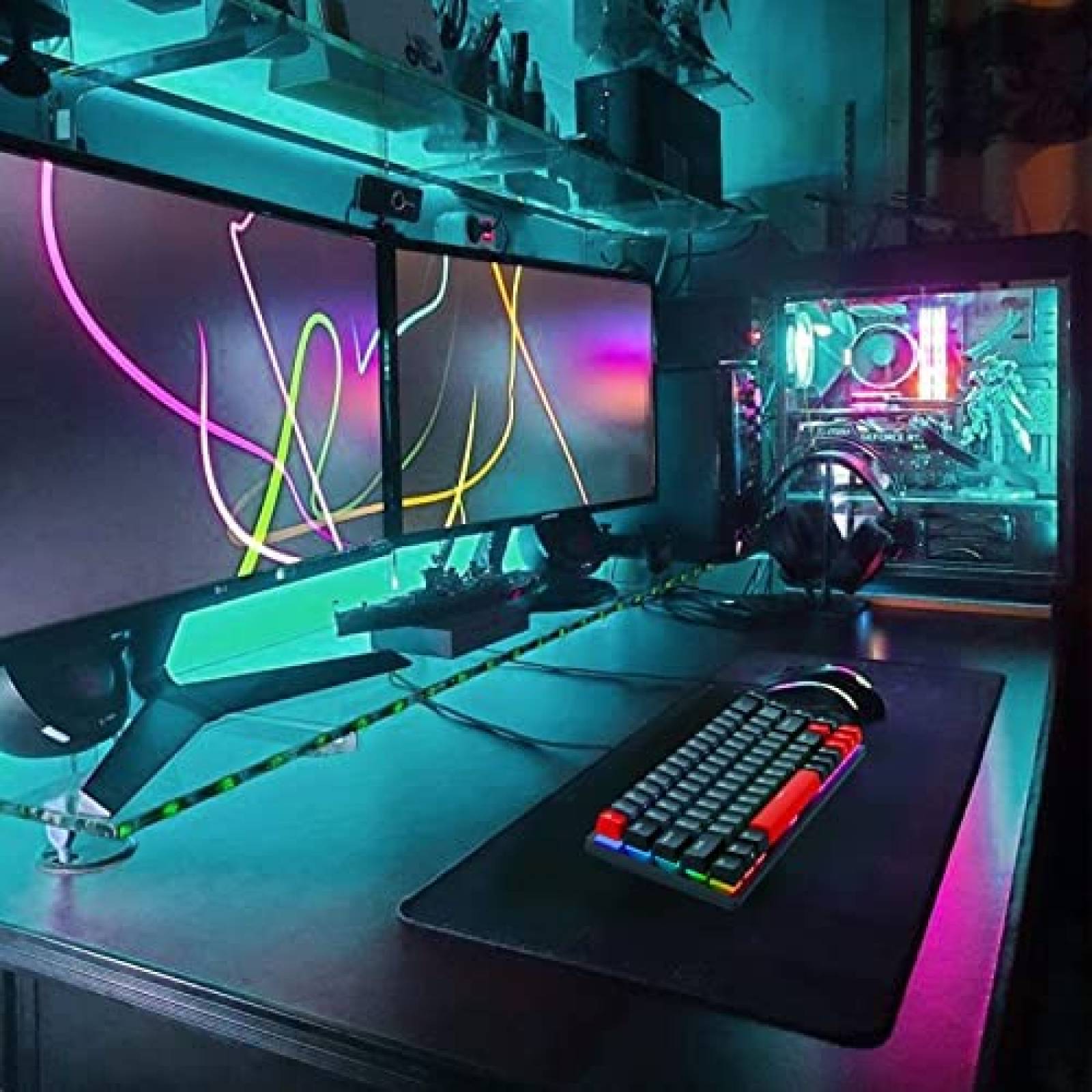 Teclado Inalambrico RK ROYAL KLUDGE RKG68 Bluetooth 68Teclas