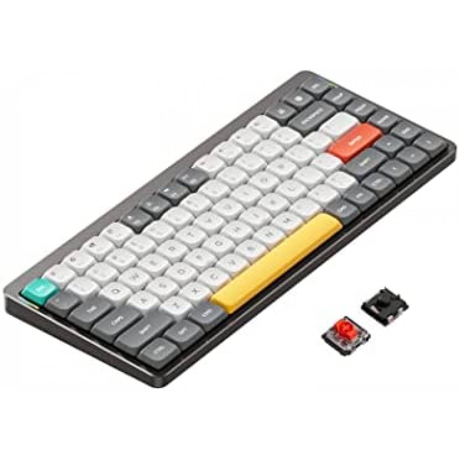 Teclado Inalambrico NuPhy Air75 2.4G Bluetooth 5.0 -Gris