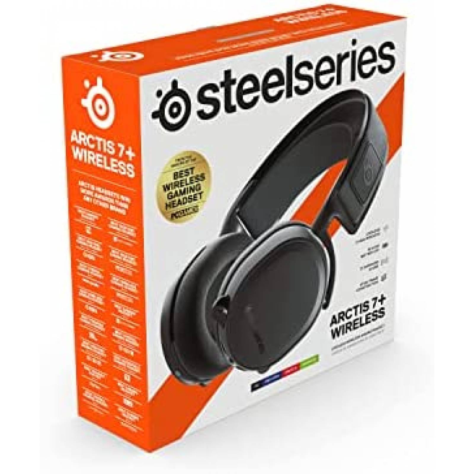 Audífonos Gamer SteelSeries Arctis 7+ Inalámbrico 30hrs