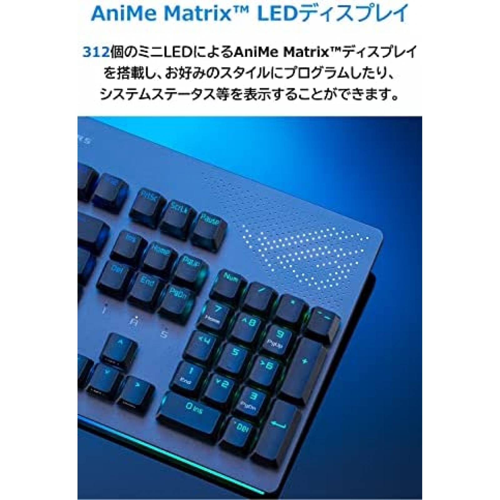 Teclado Gamer Asus ROG Strix Flare II Animate NX Red Switch