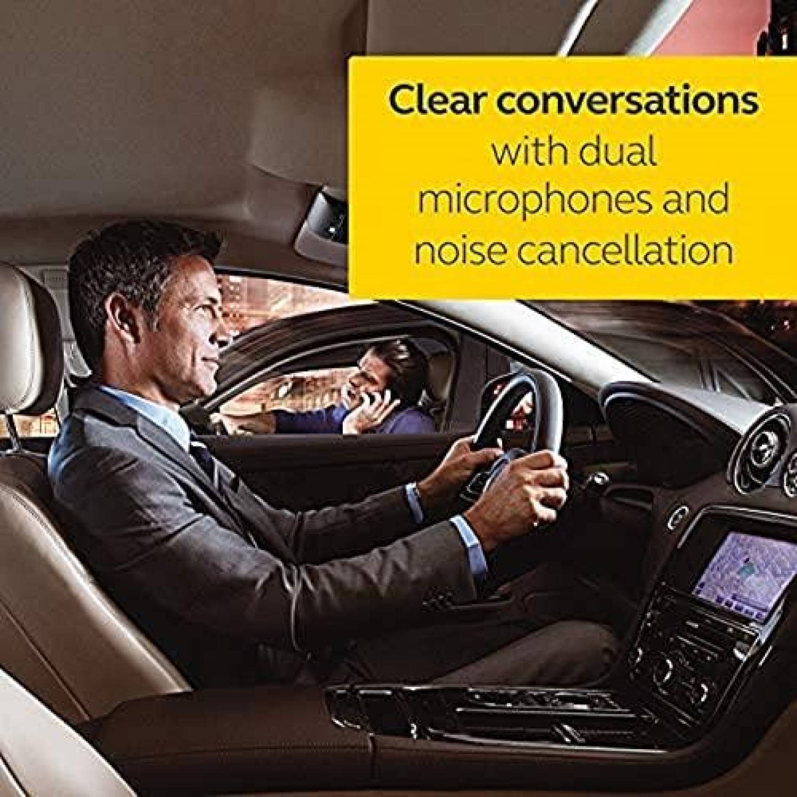 Bocina de Automóvil Jabra Inalámbrico Bluetooth -Negro