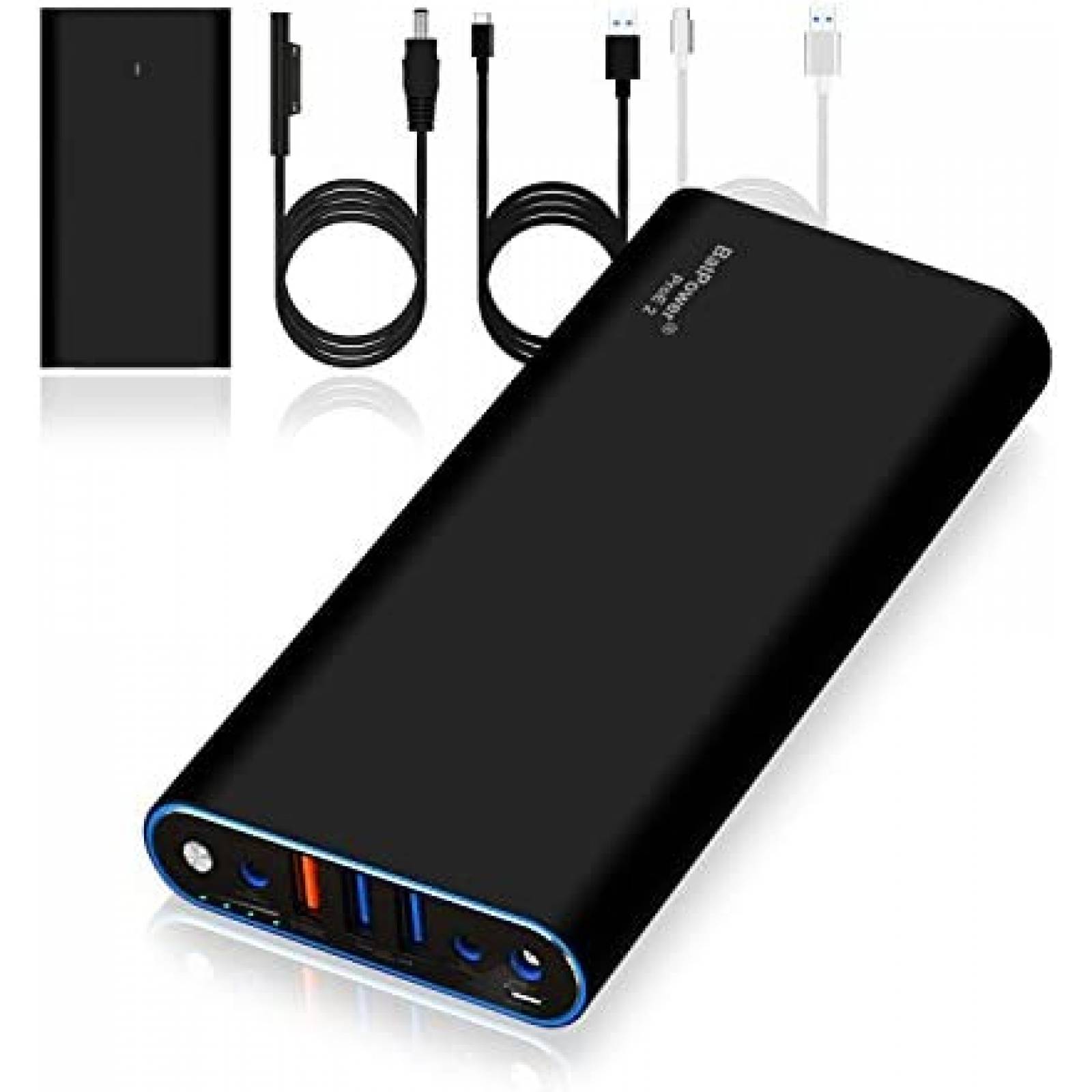 Cargador Portátil BatPower ProE2 40,000 mAh 15v -Negro