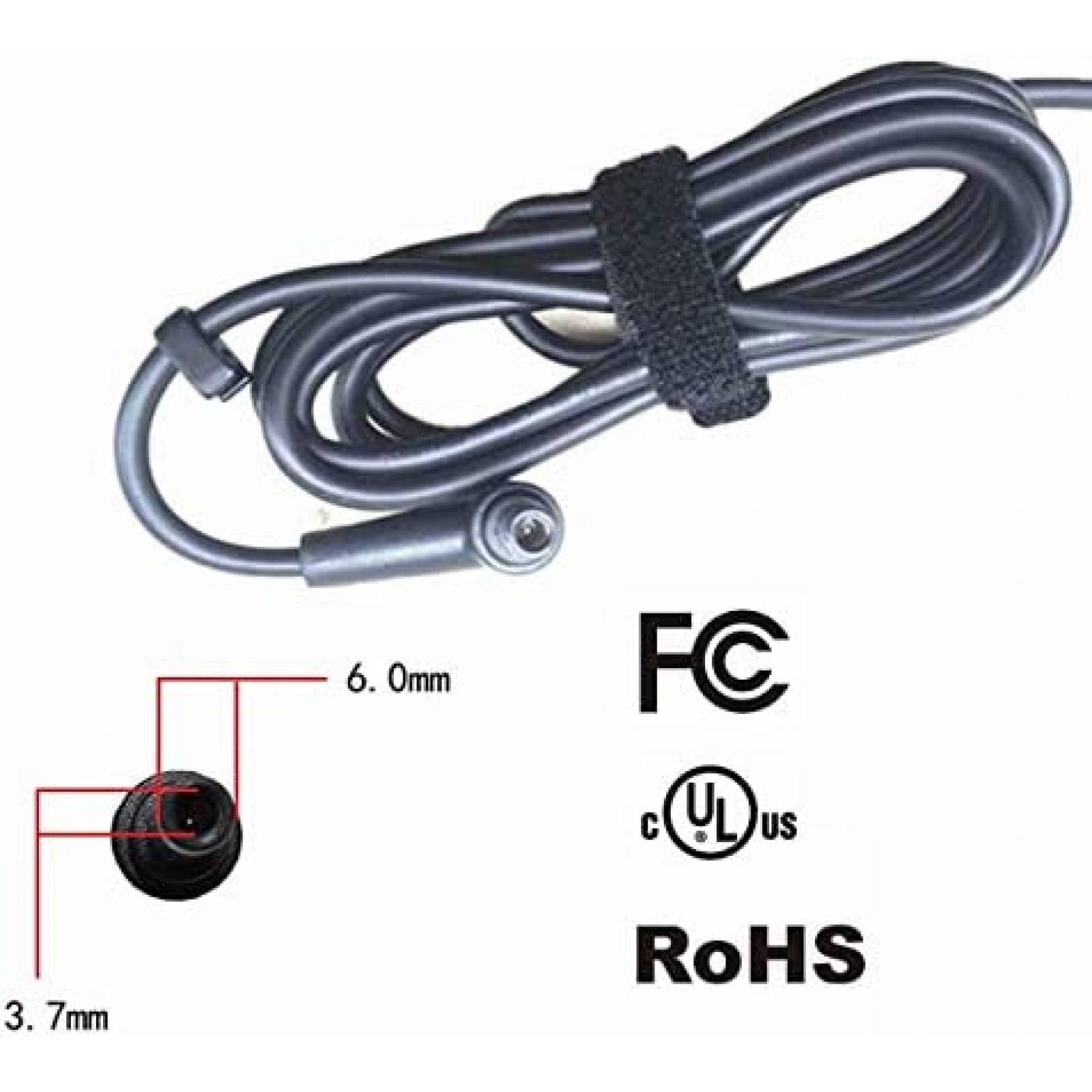 Cargador Generico 19.5V 9.23A 180W/100-240V -Negro