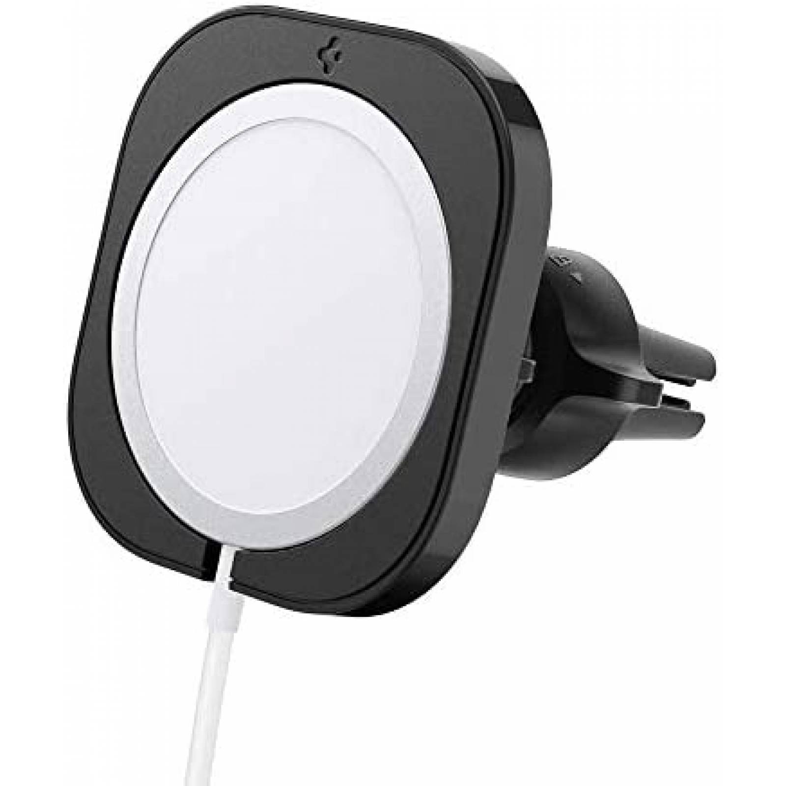 Soporte Spigen Para Celular + Cargador Para Coche 45W -Negro