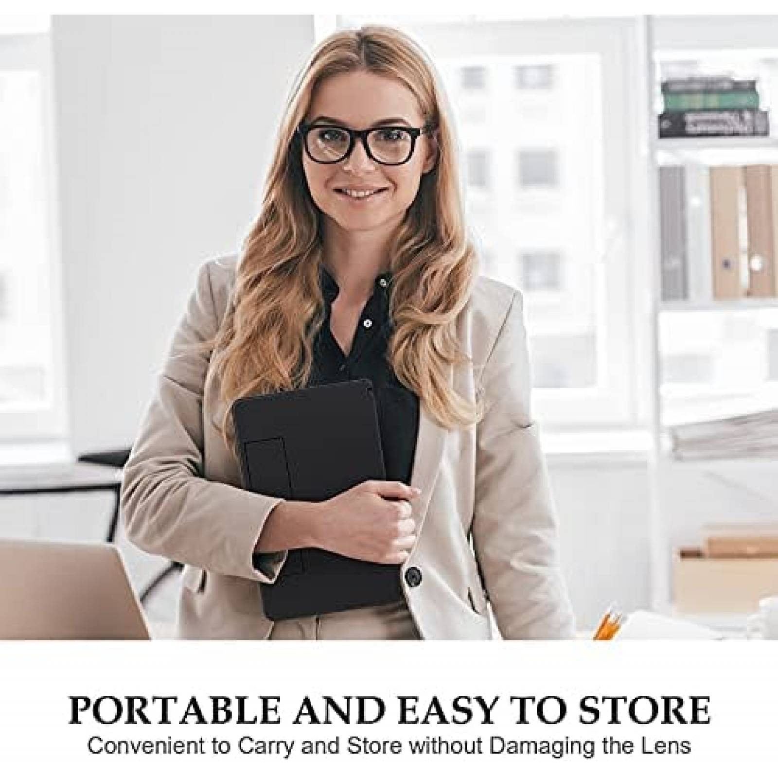 Lupa de Pantalla Aircover Para Teléfono Plegable -Negro